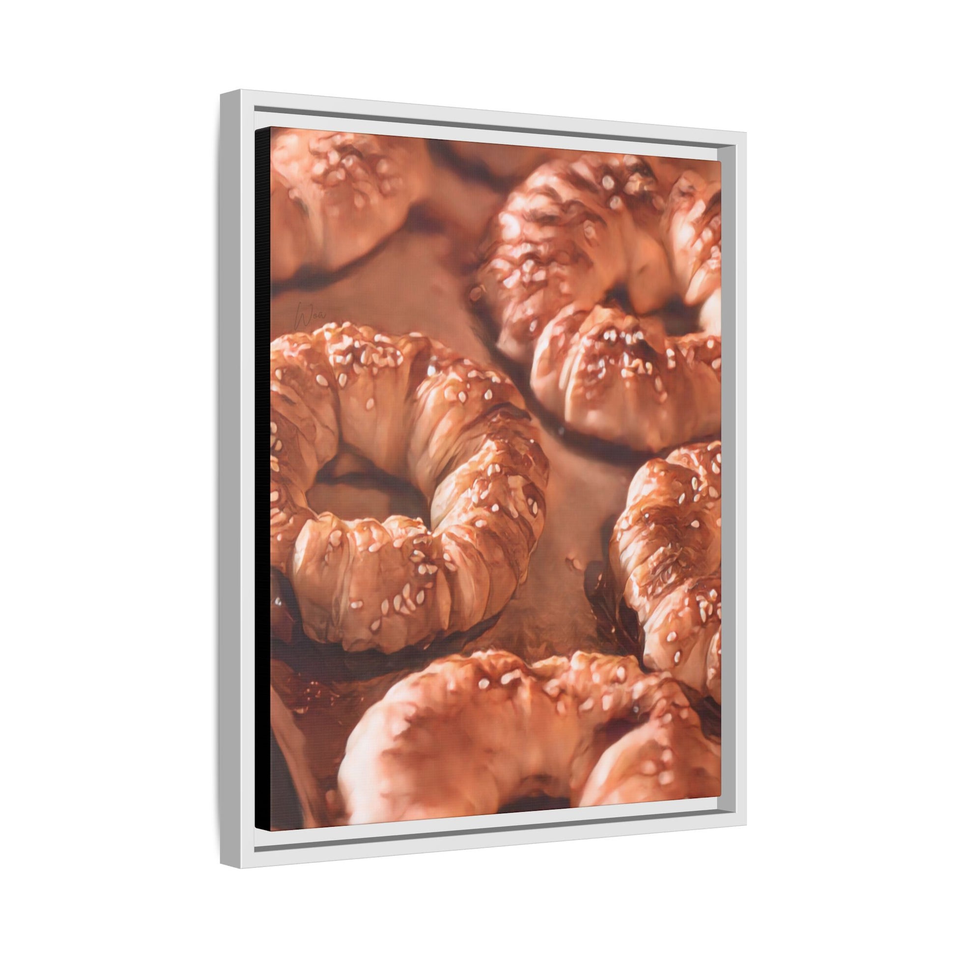 “Fresh Baked” Framed Canvas - Work Of Art Co