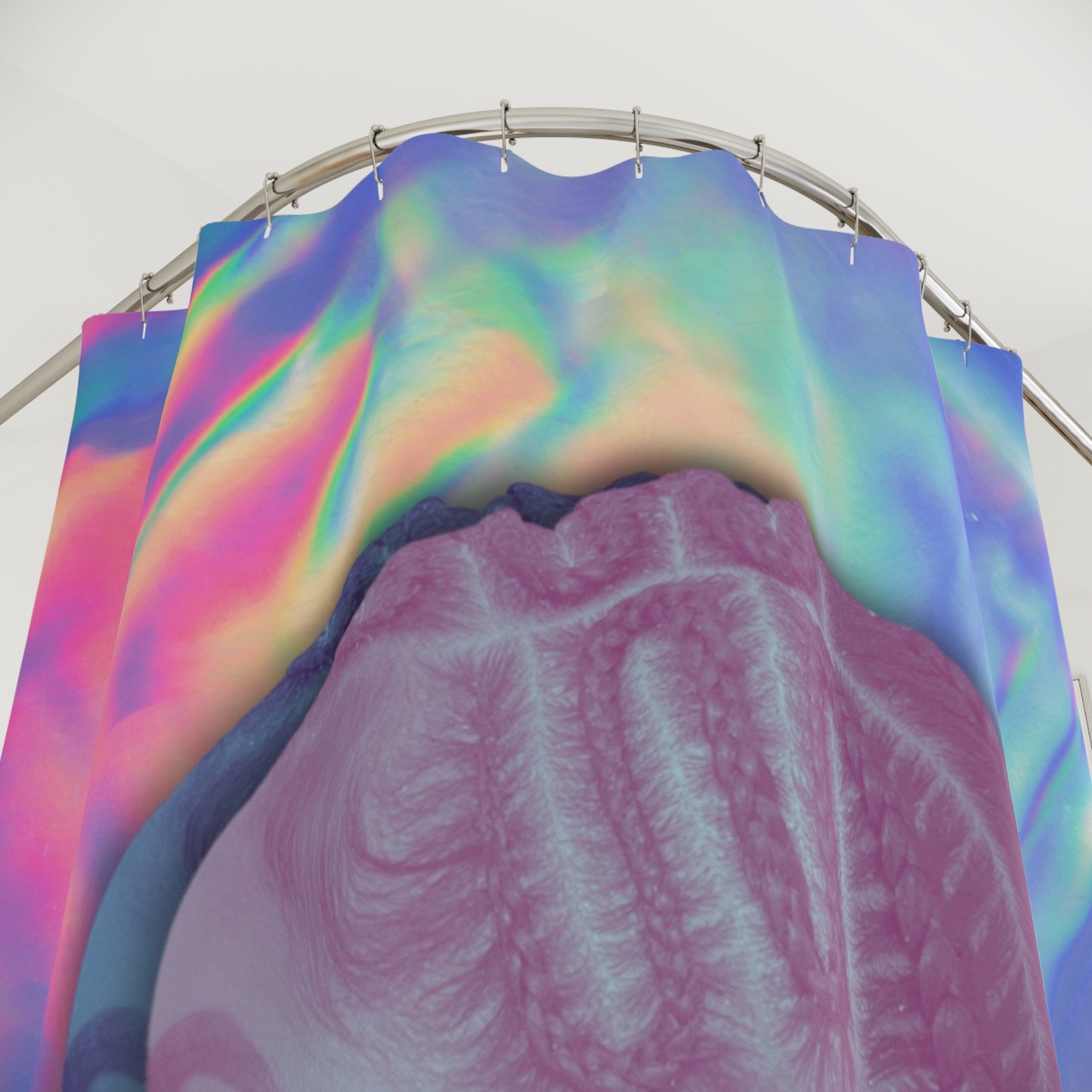 J Love “ Lumi” Shower Curtain - Work Of Art Co