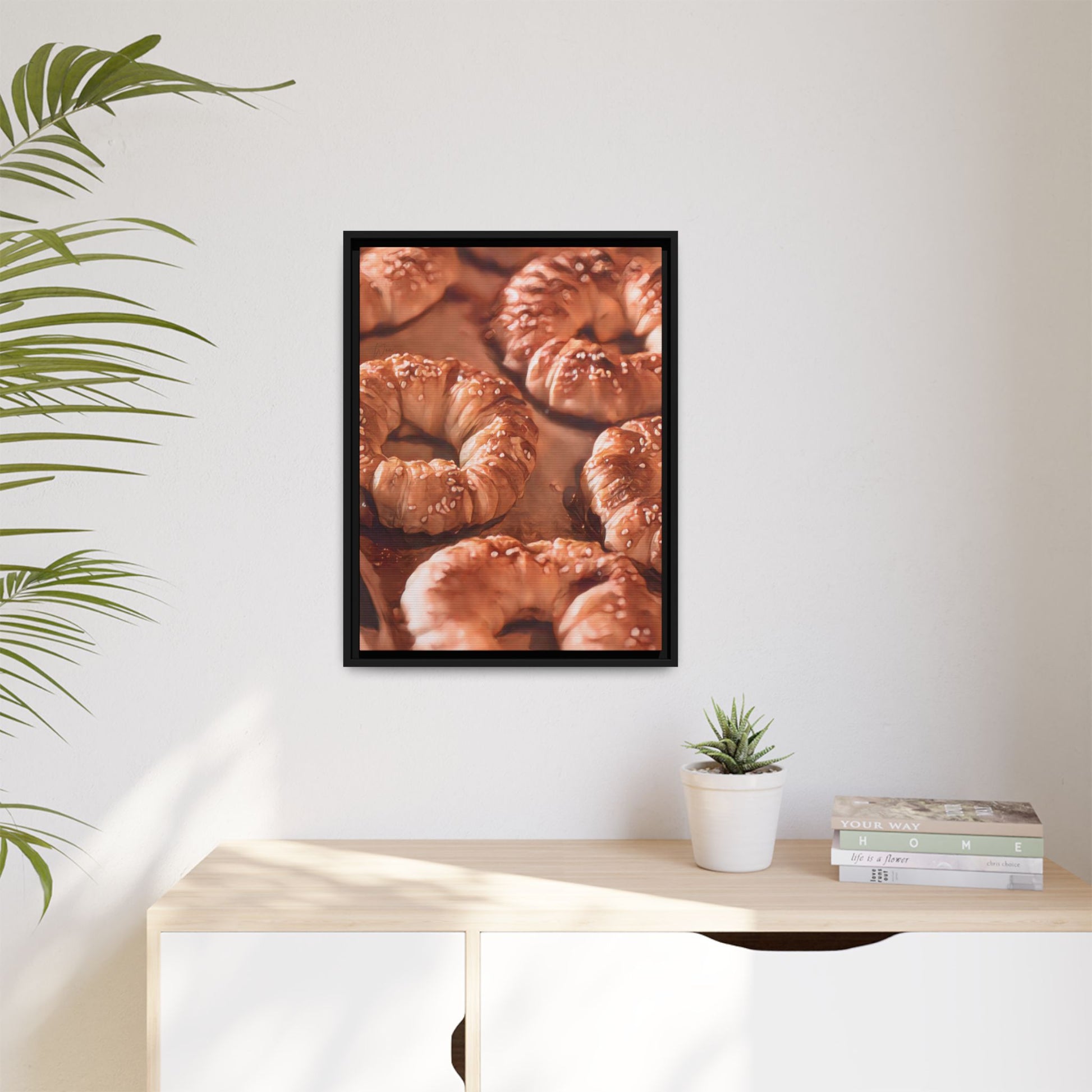 “Fresh Baked” Framed Canvas - Work Of Art Co