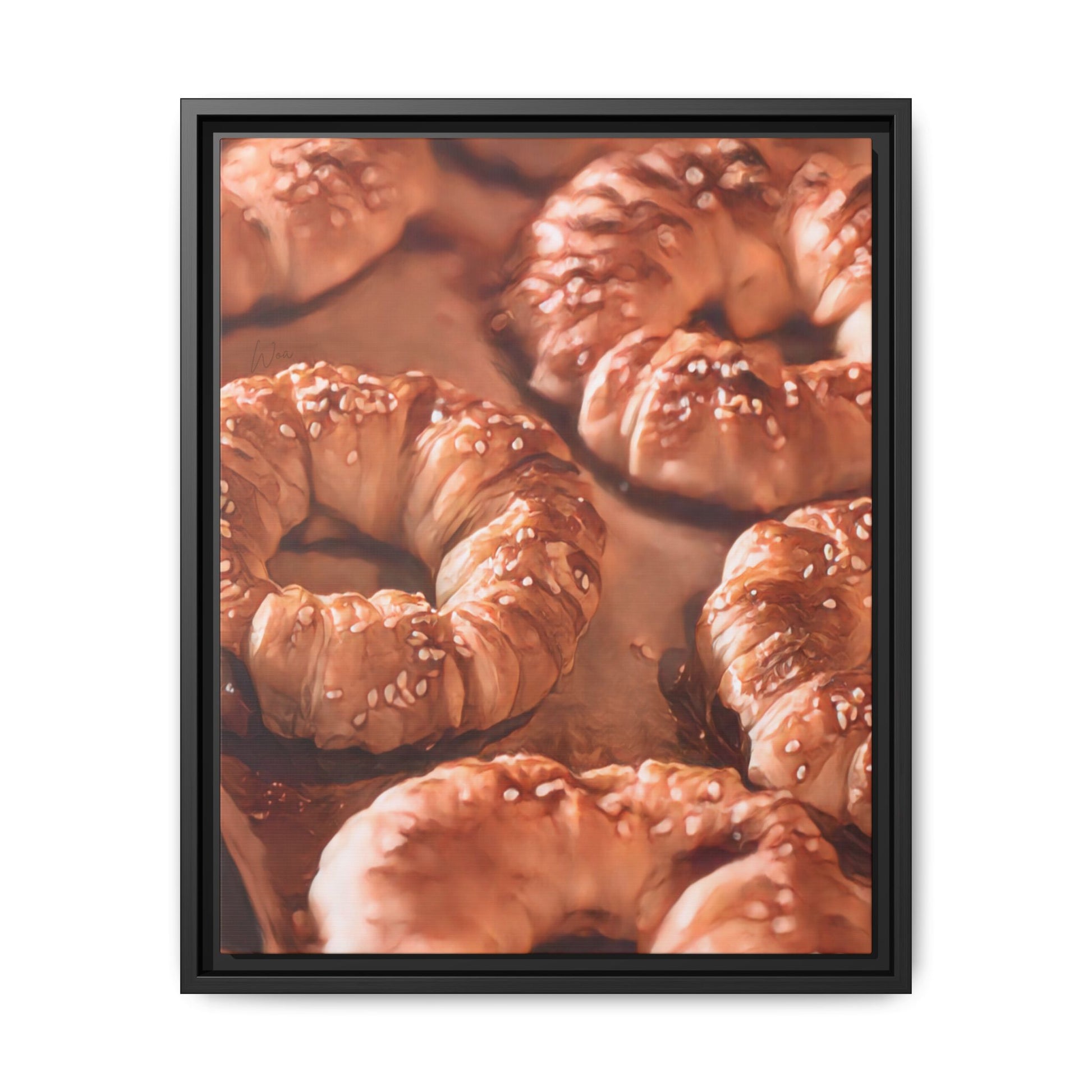 “Fresh Baked” Framed Canvas - Work Of Art Co