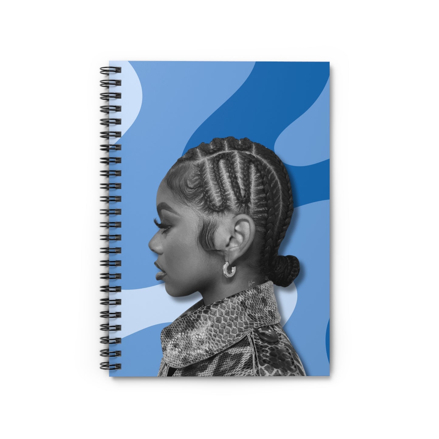 J Love “The Blues” Spiral Notebook - Work Of Art Co