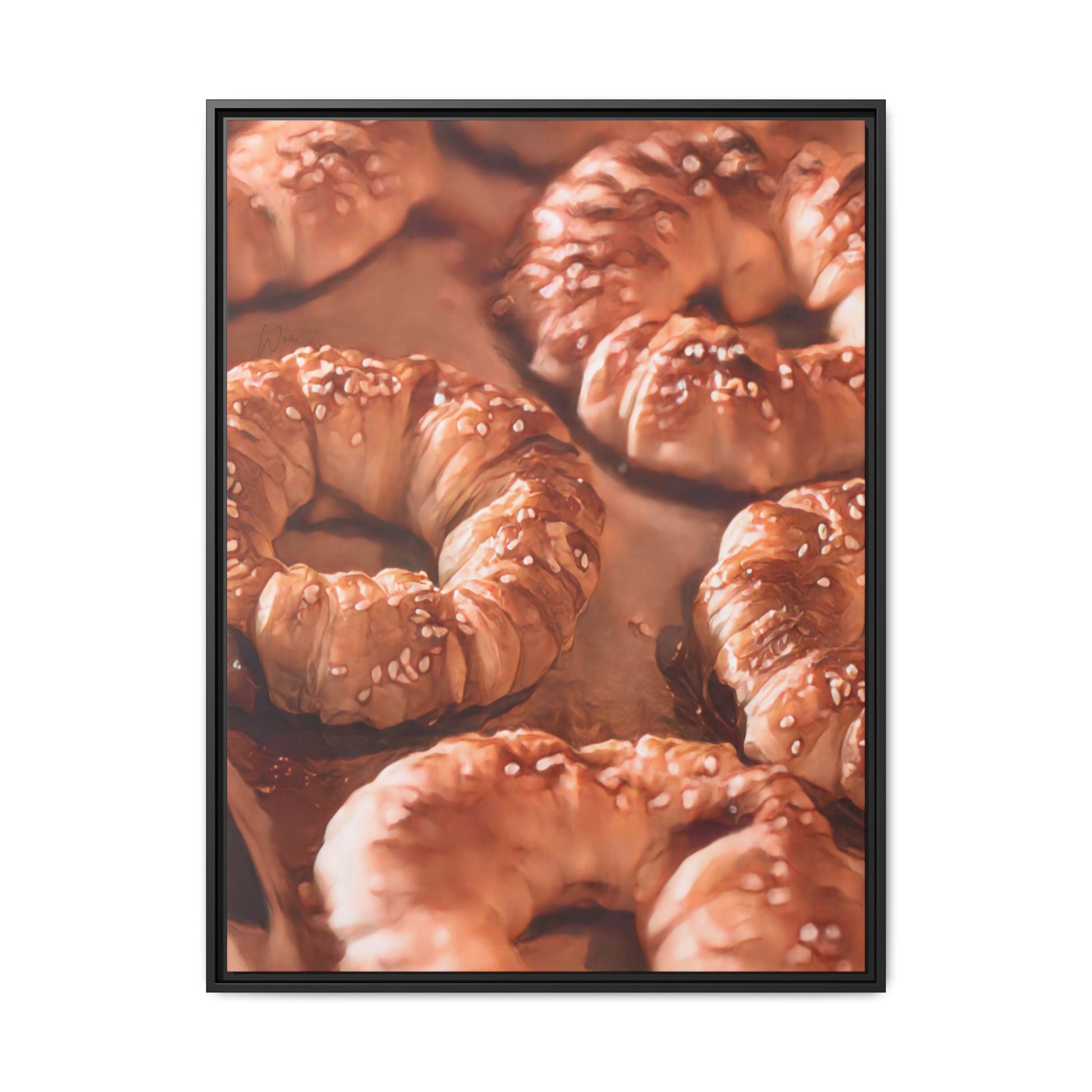 “Fresh Baked” Framed Canvas - Work Of Art Co