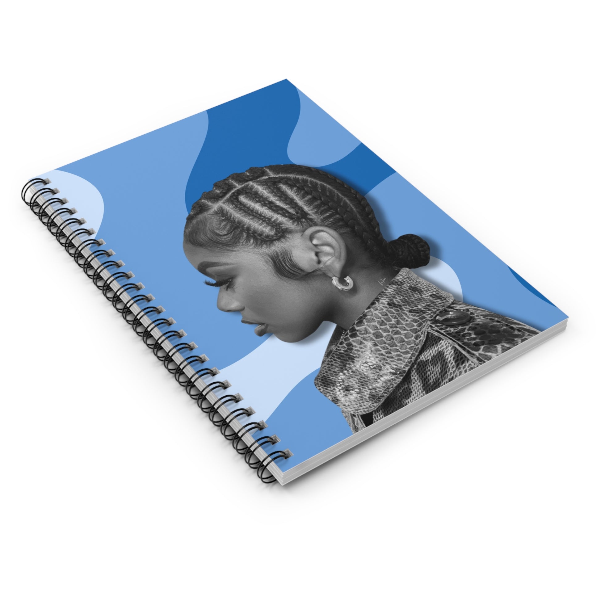 J Love “The Blues” Spiral Notebook - Work Of Art Co