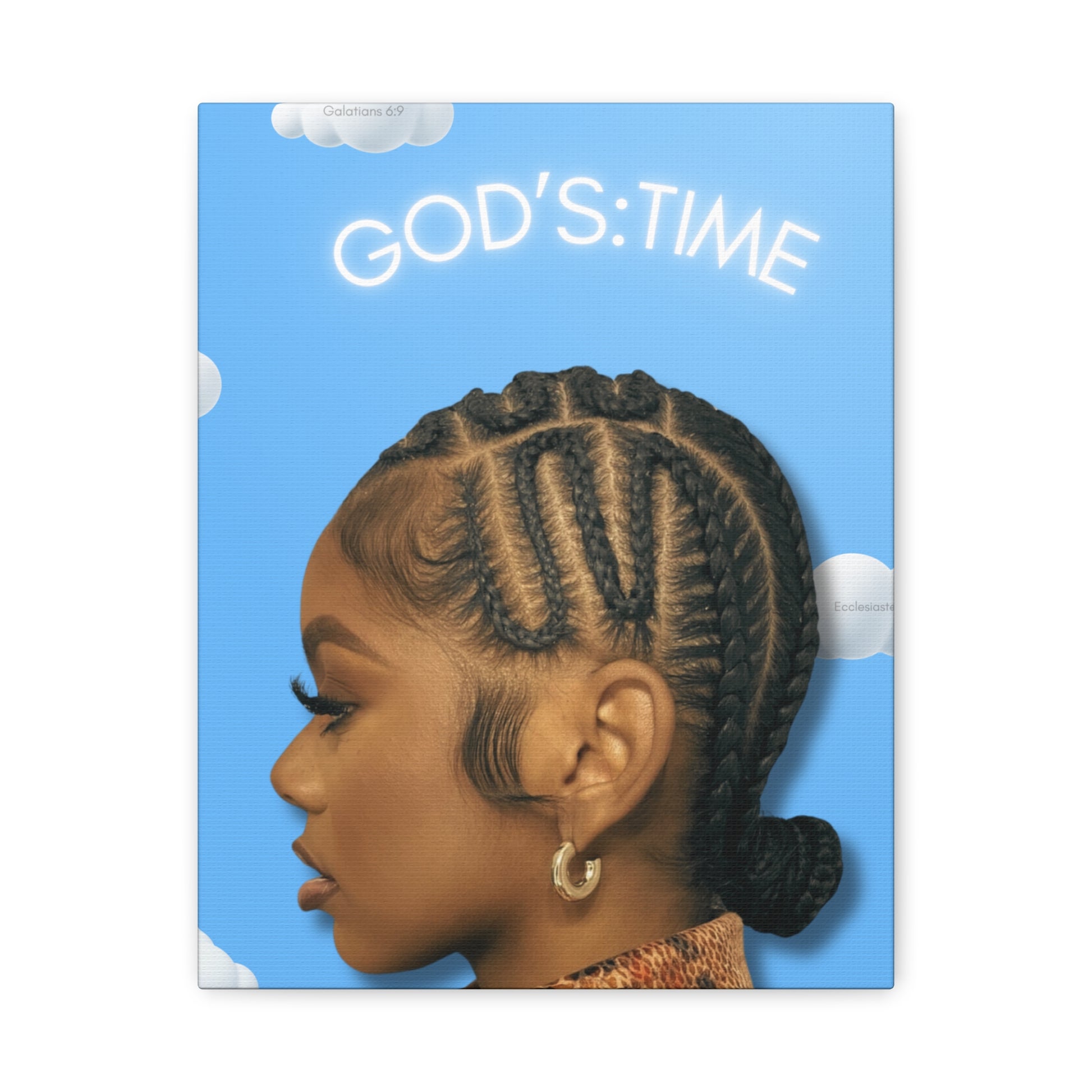 J Love “God’s Time“ Canvas - Work Of Art Co