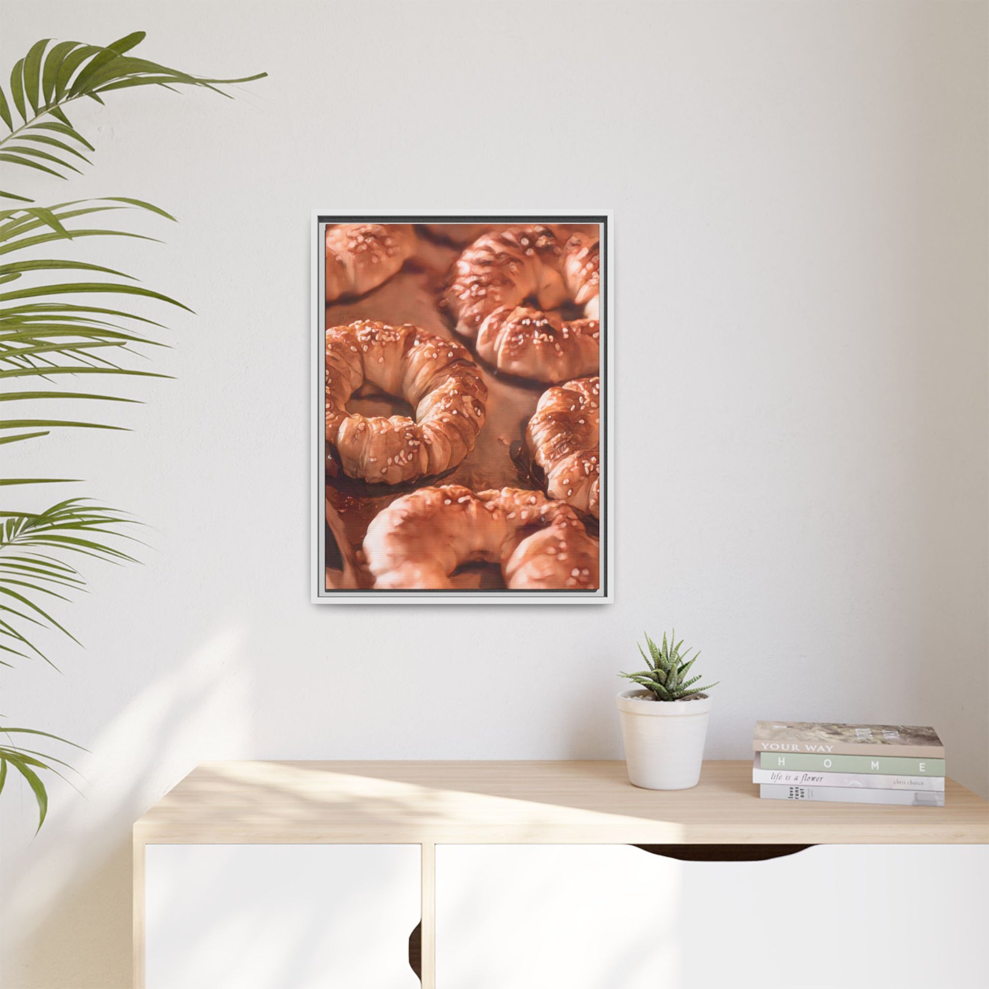 “Fresh Baked” Framed Canvas - Work Of Art Co