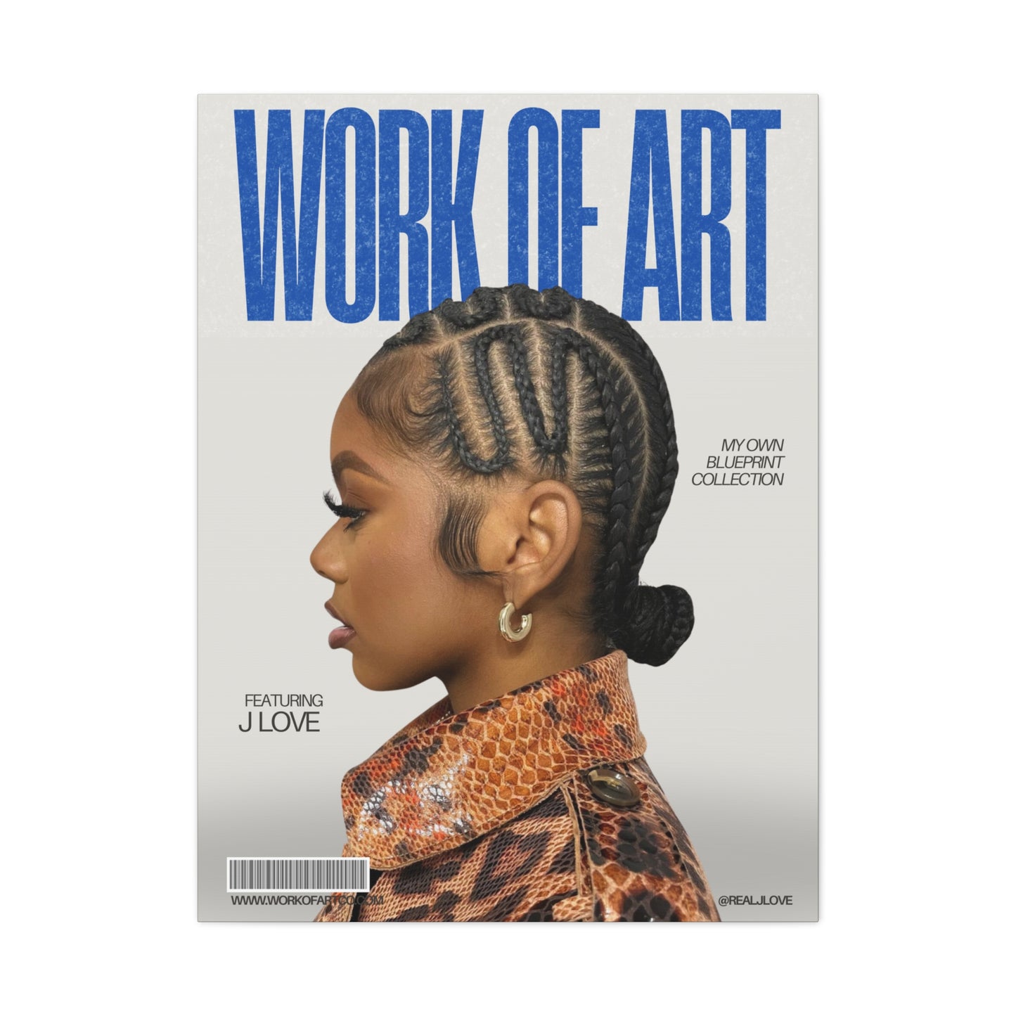 WOA Magazine Cover Custom Canvas - Work Of Art Co