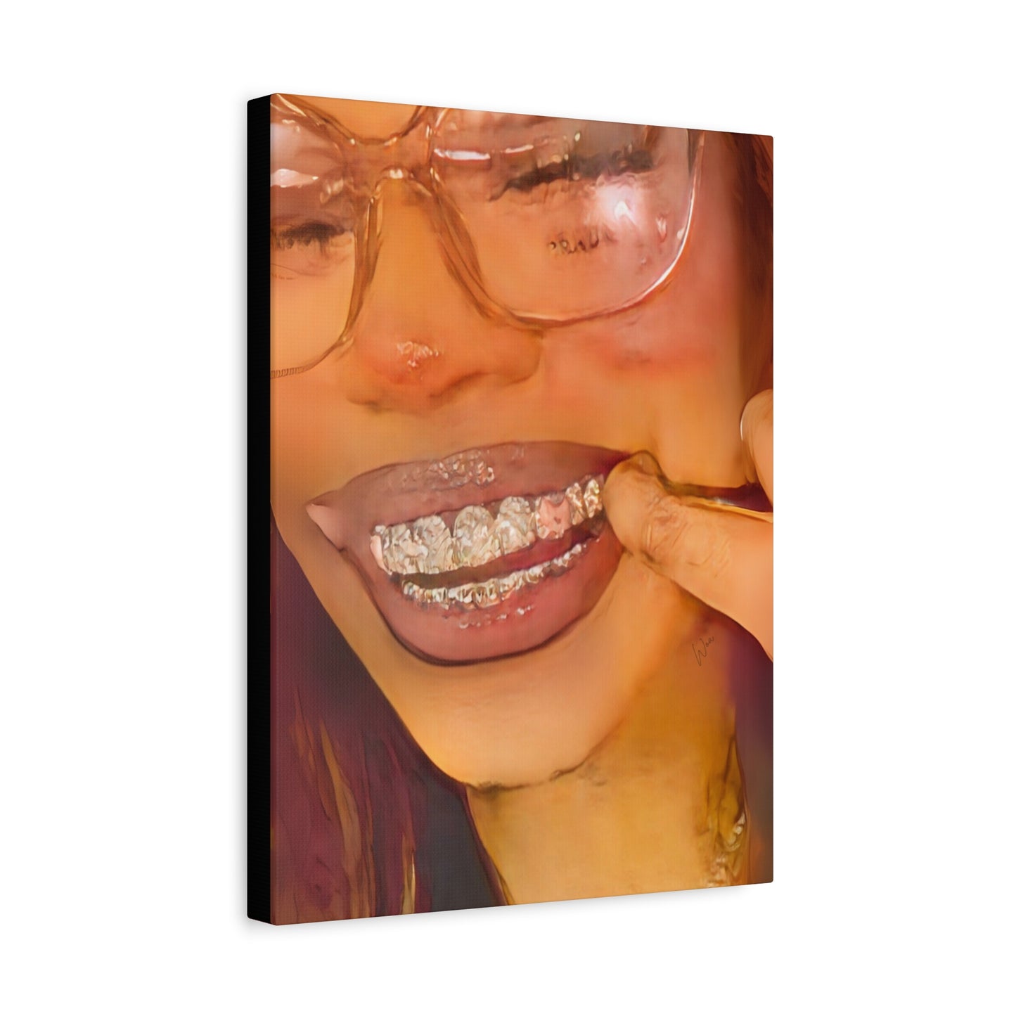 “Princess Grillz” Canvas - Work Of Art Co