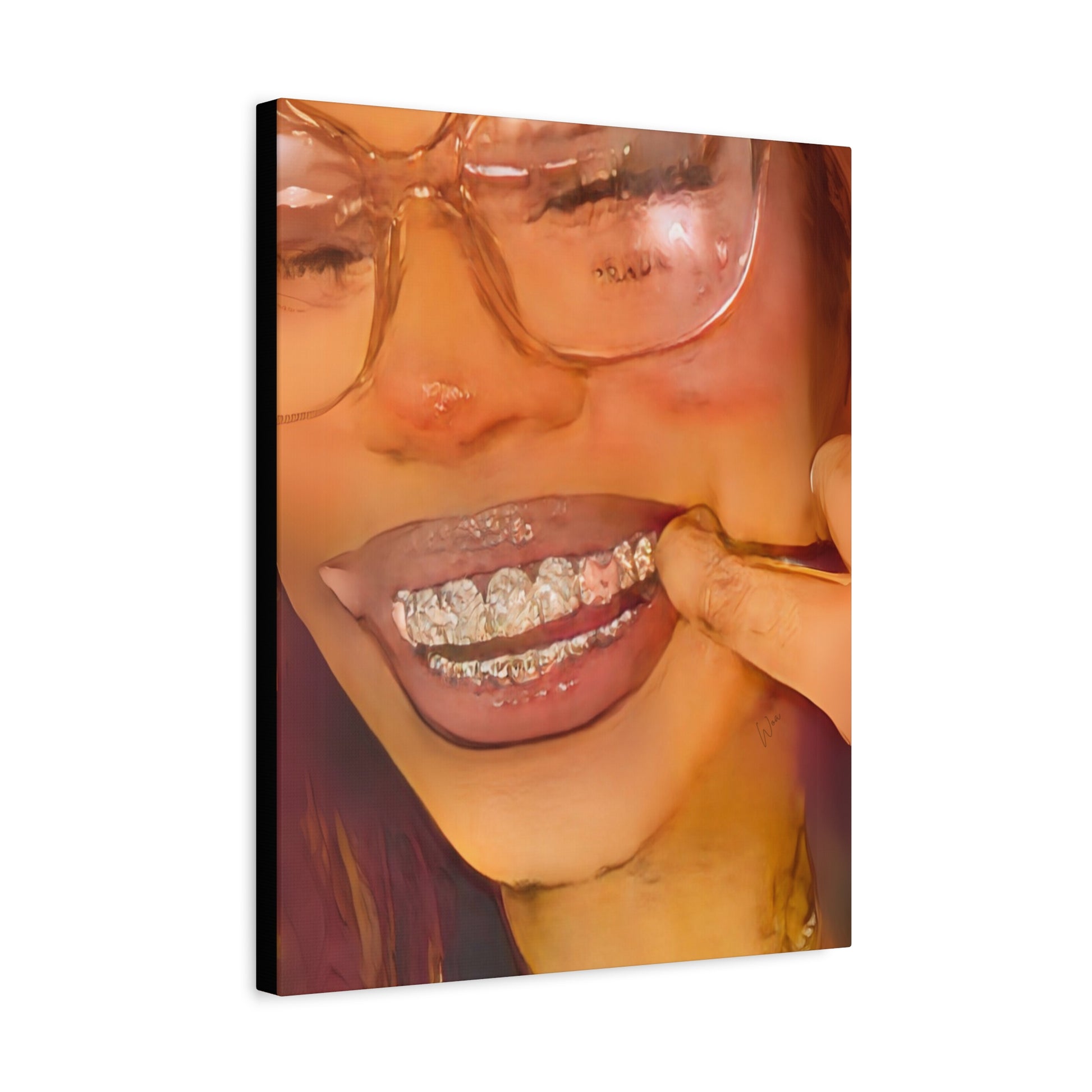 “Princess Grillz” Canvas - Work Of Art Co