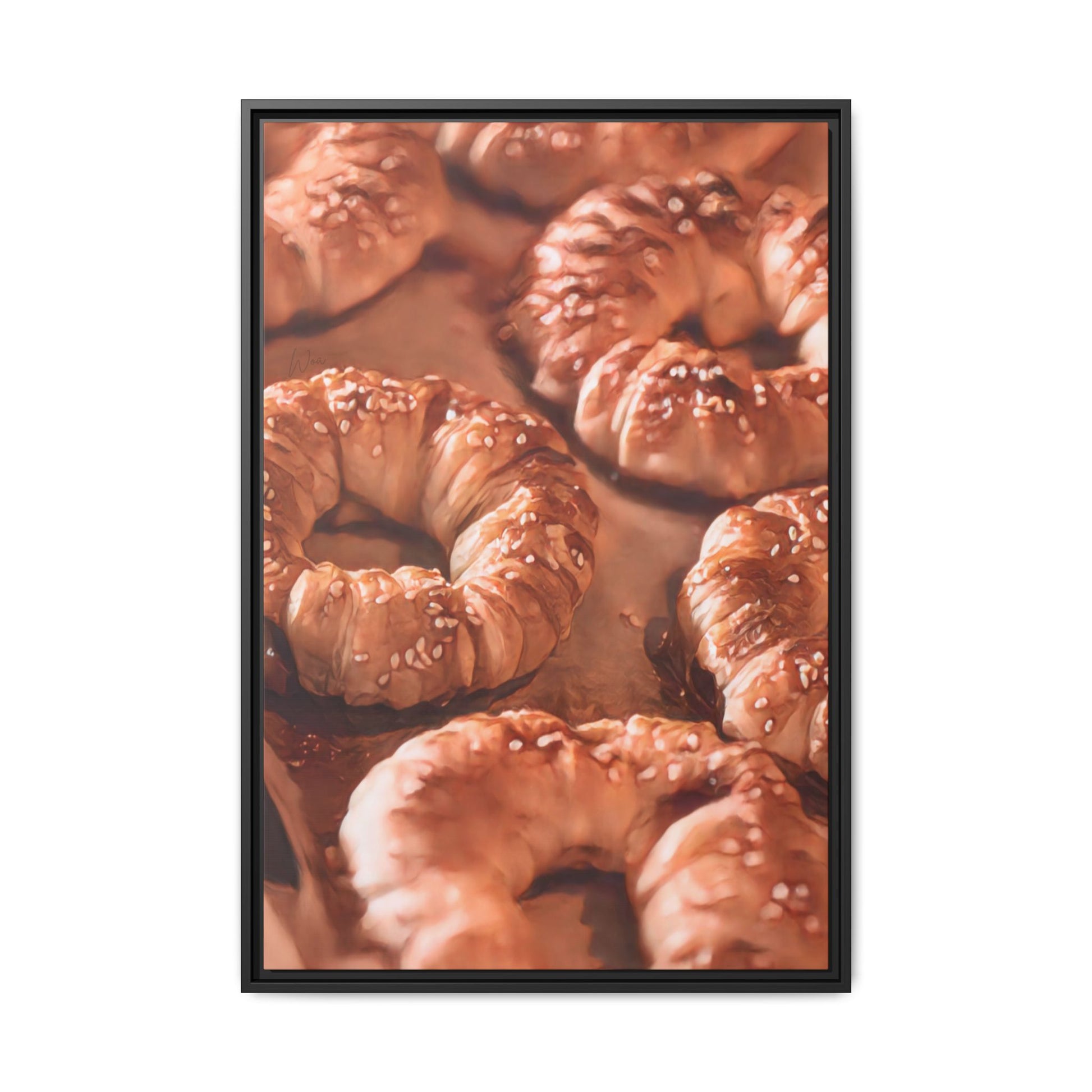 “Fresh Baked” Framed Canvas - Work Of Art Co