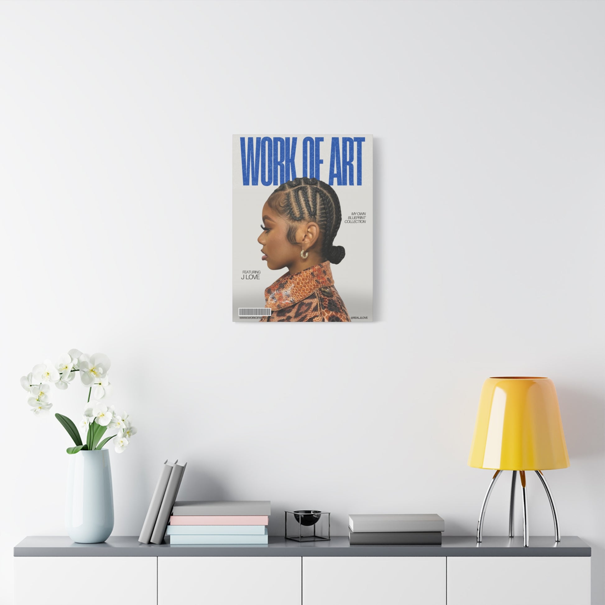 WOA Magazine Cover Custom Canvas - Work Of Art Co