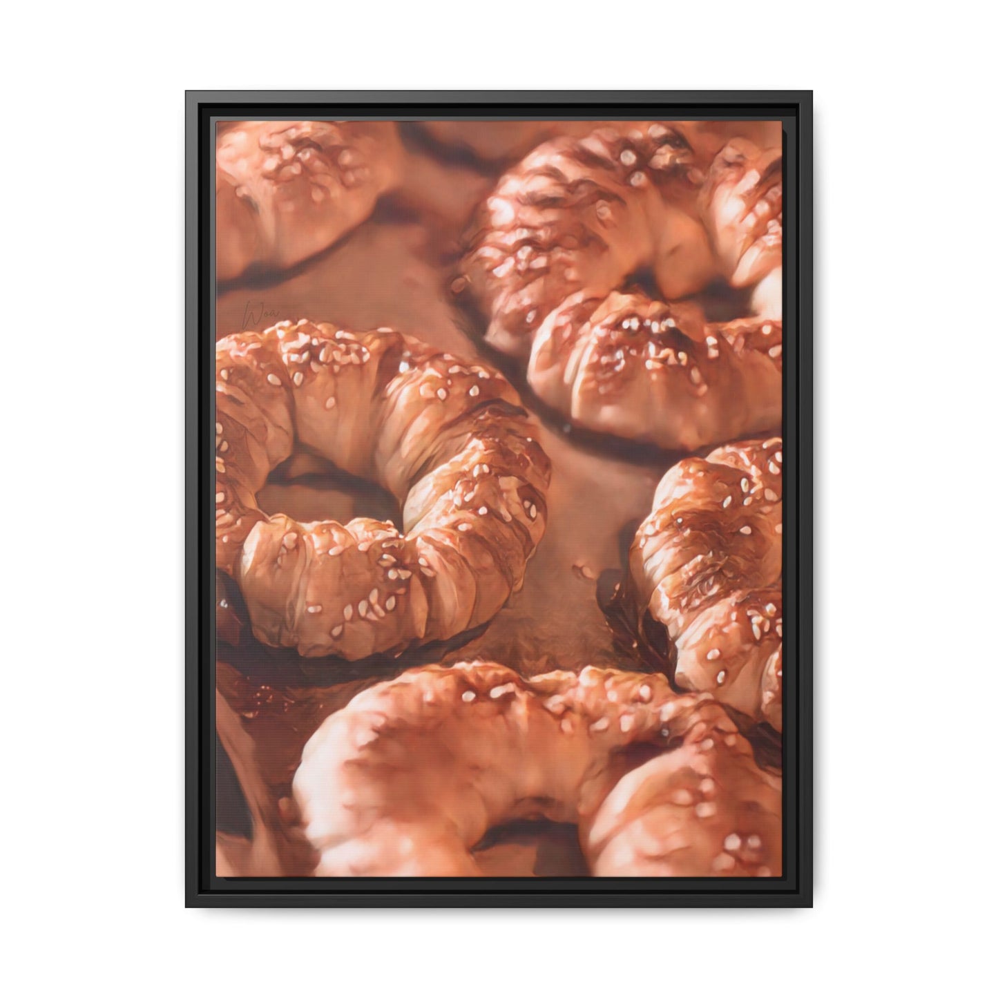 “Fresh Baked” Framed Canvas - Work Of Art Co