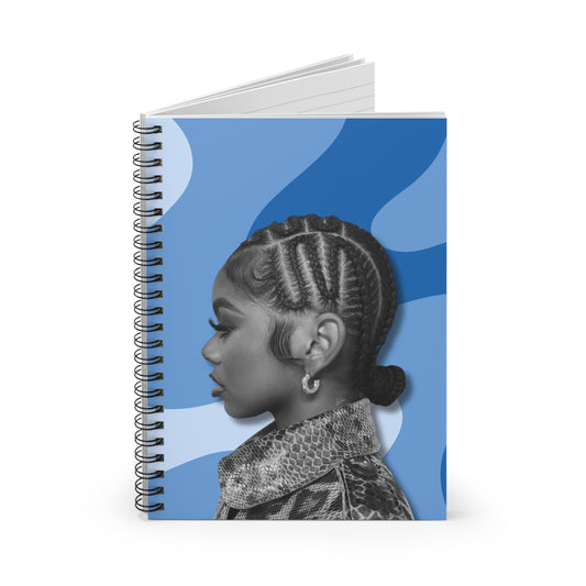 J Love “The Blues” Spiral Notebook - Work Of Art Co