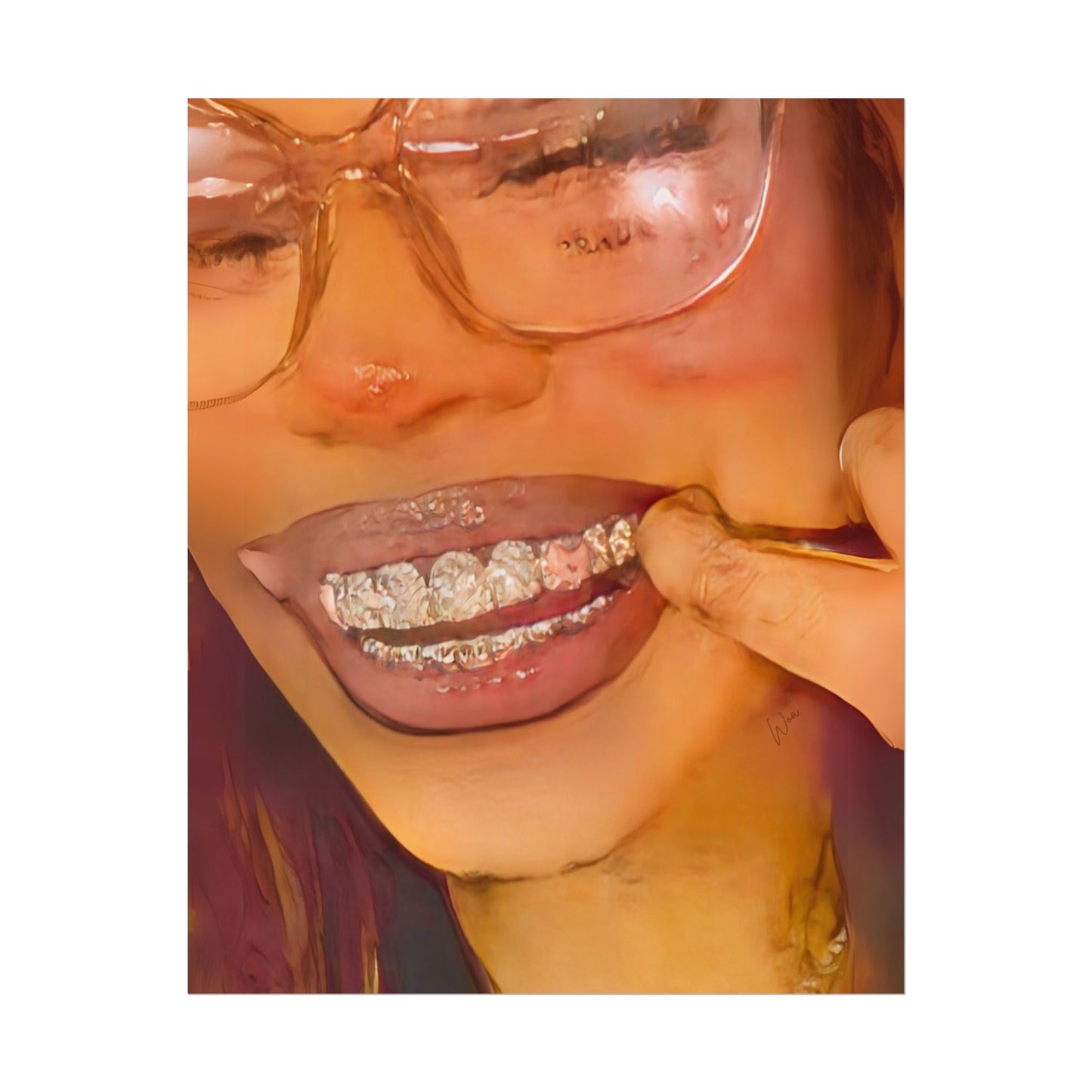 “Princess Grillz” Wall Art - Work Of Art Co