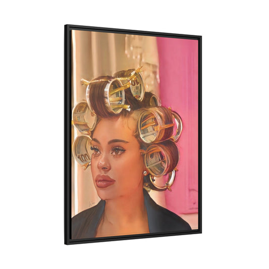 “Soft Glam” Framed Canvas - Work Of Art Co