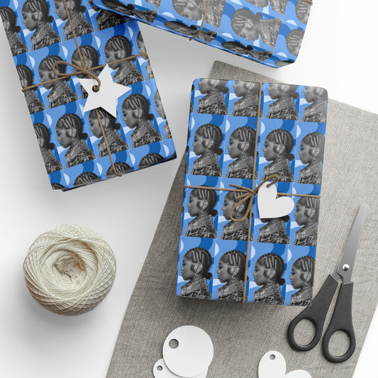 J Love “ The Blues” Gift Wrap - Work Of Art Co