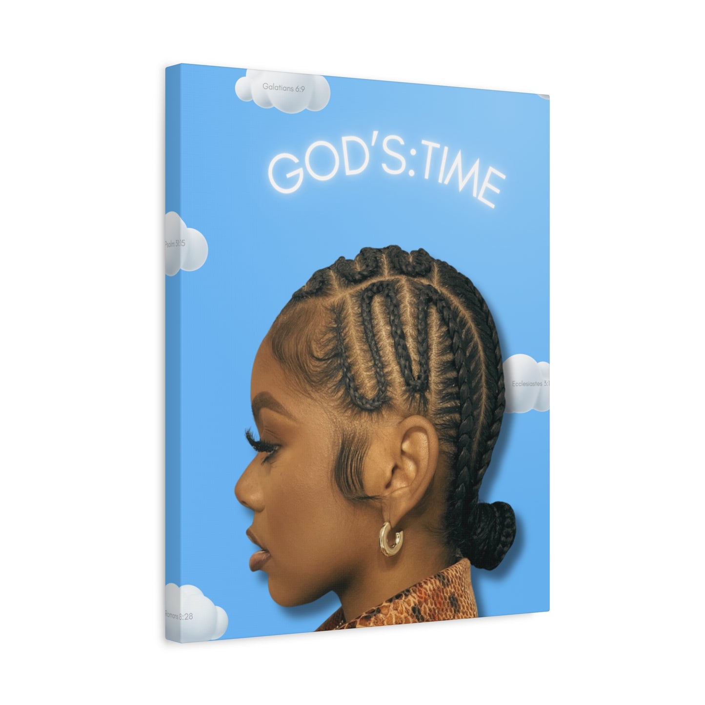 J Love “God’s Time“ Canvas - Work Of Art Co