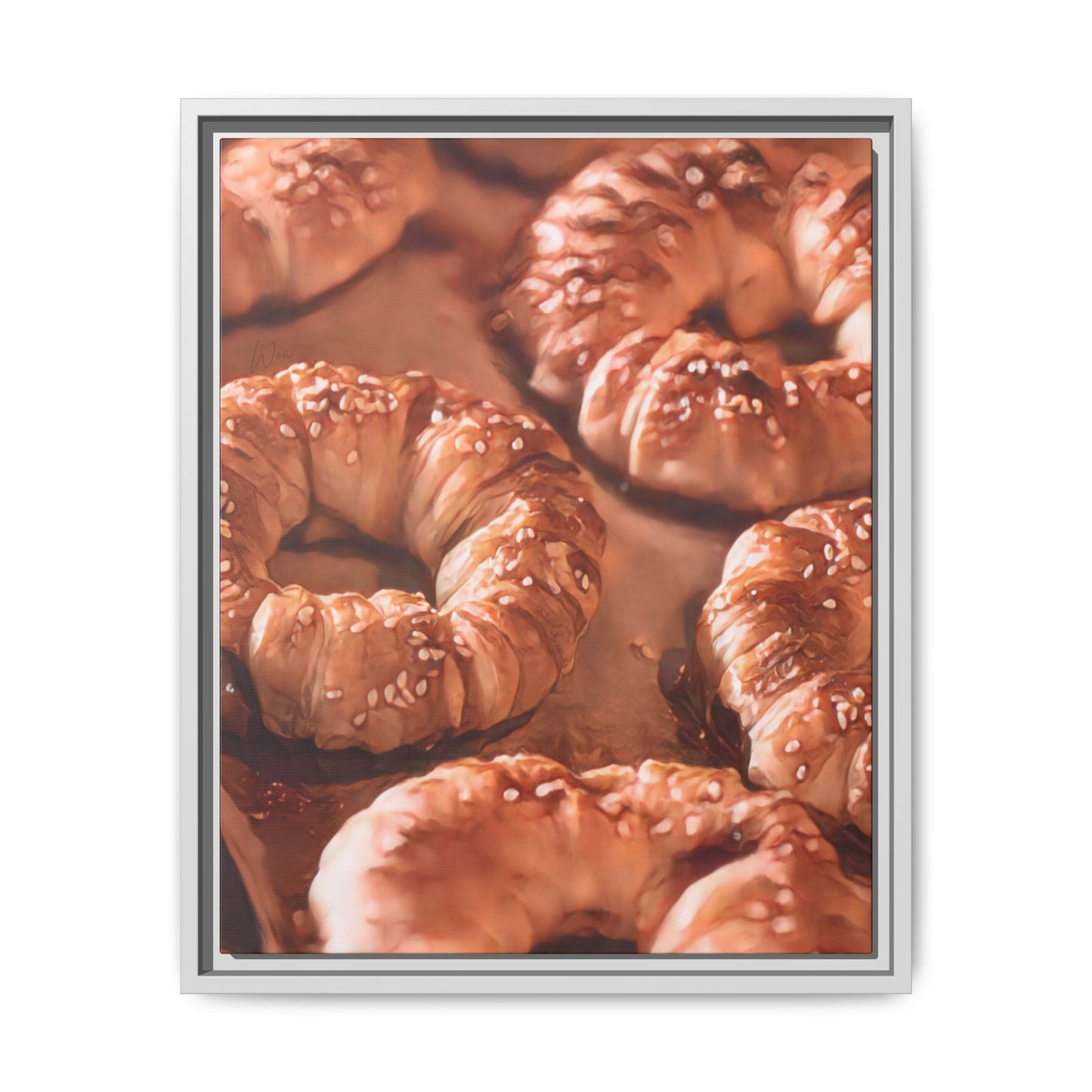 “Fresh Baked” Framed Canvas - Work Of Art Co