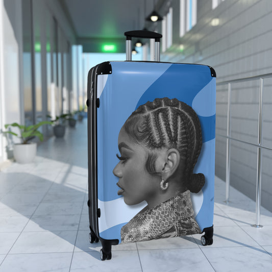 J Love “ The Blues” Suitcase - Work Of Art Co