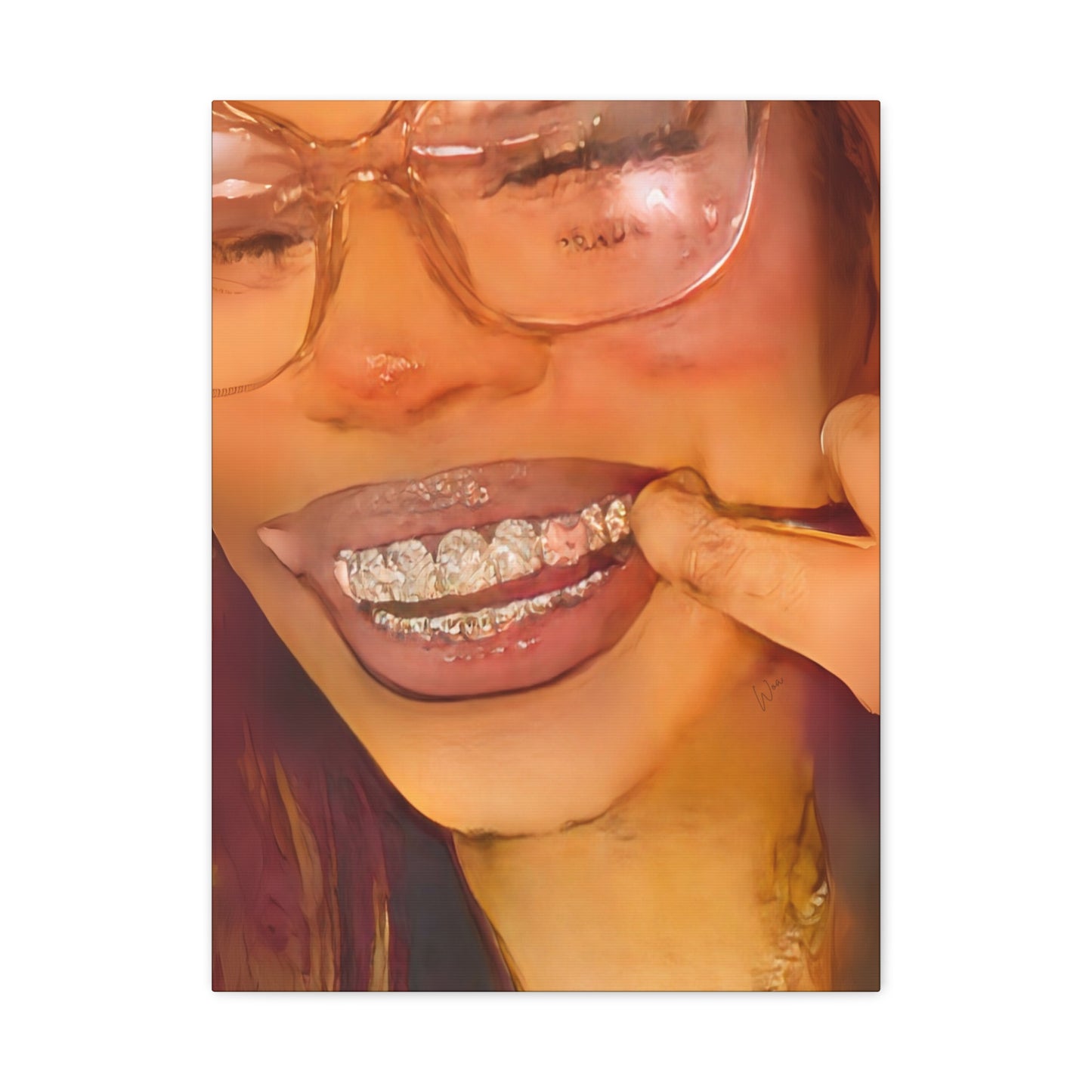 “Princess Grillz” Canvas - Work Of Art Co