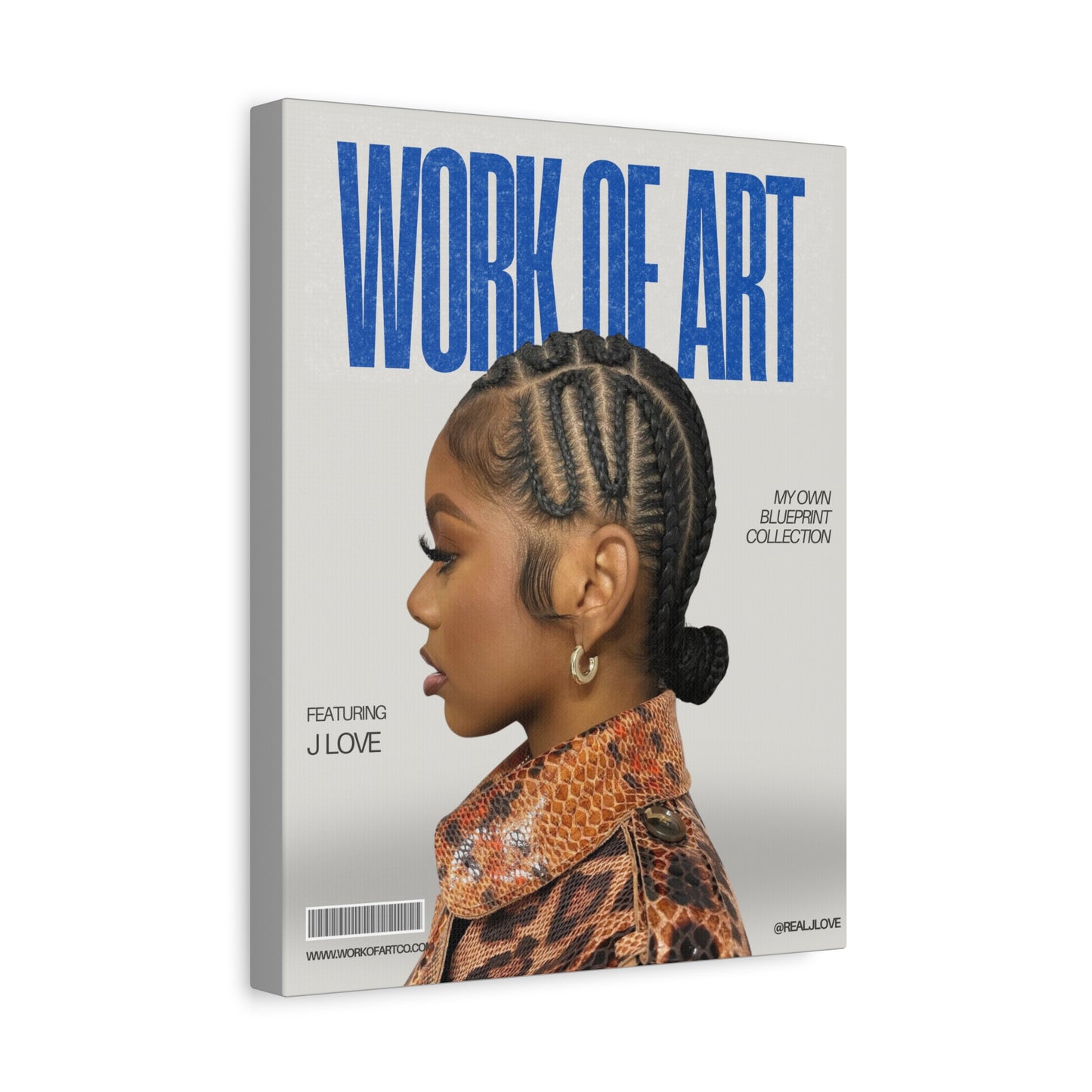 WOA Magazine Cover Custom Canvas - Work Of Art Co