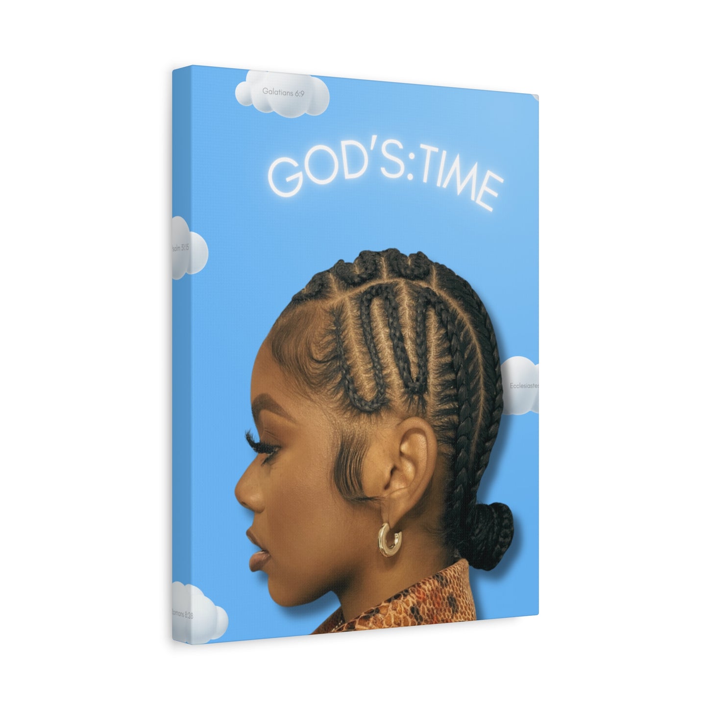 J Love “God’s Time“ Canvas - Work Of Art Co