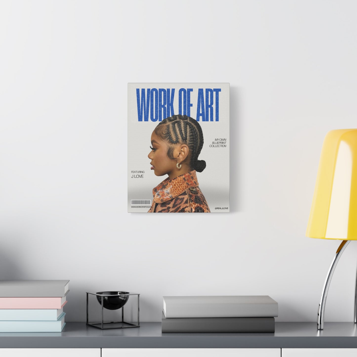 WOA Magazine Cover Custom Canvas - Work Of Art Co