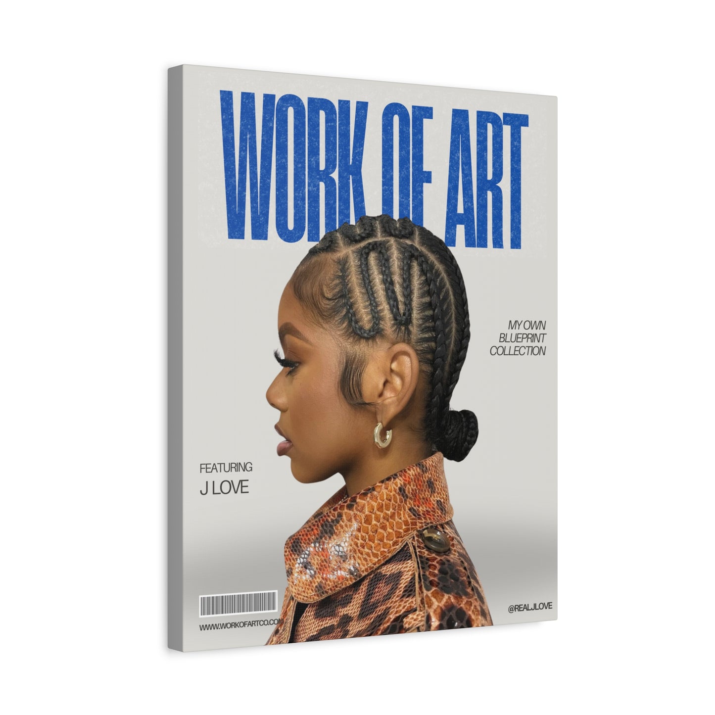 WOA Magazine Cover Custom Canvas - Work Of Art Co