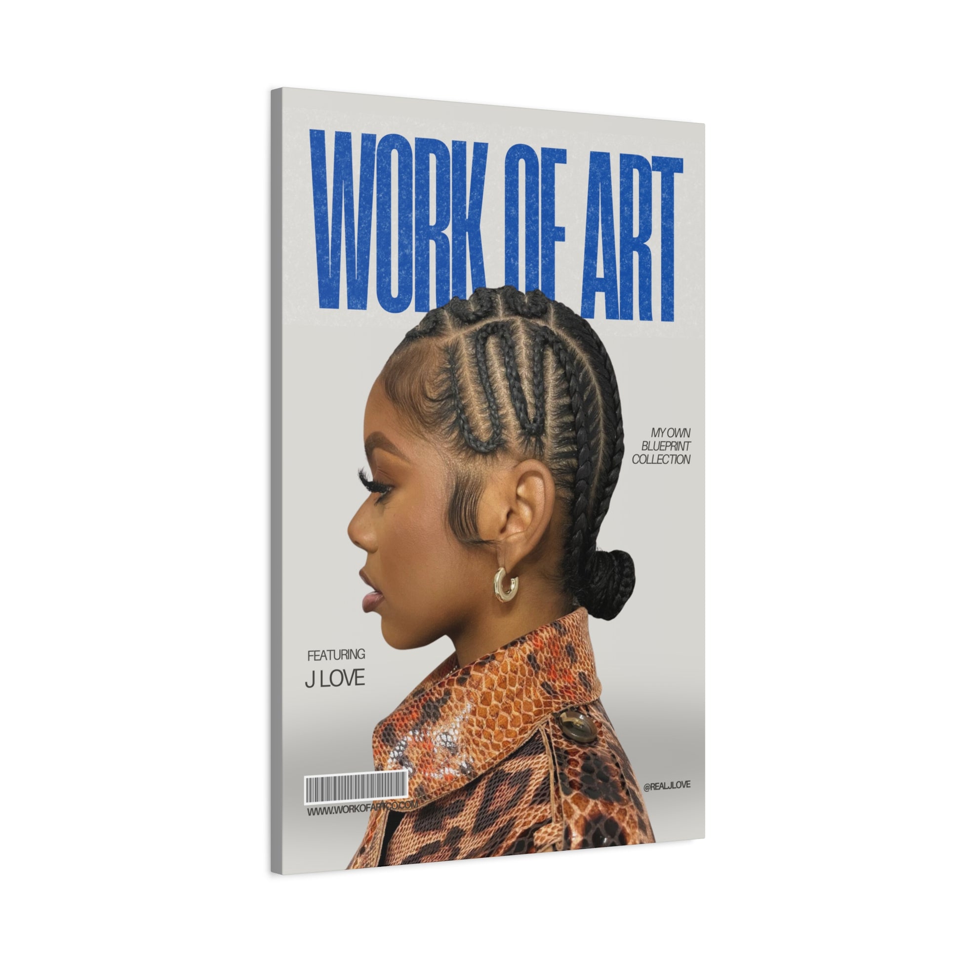 WOA Magazine Cover Custom Canvas - Work Of Art Co