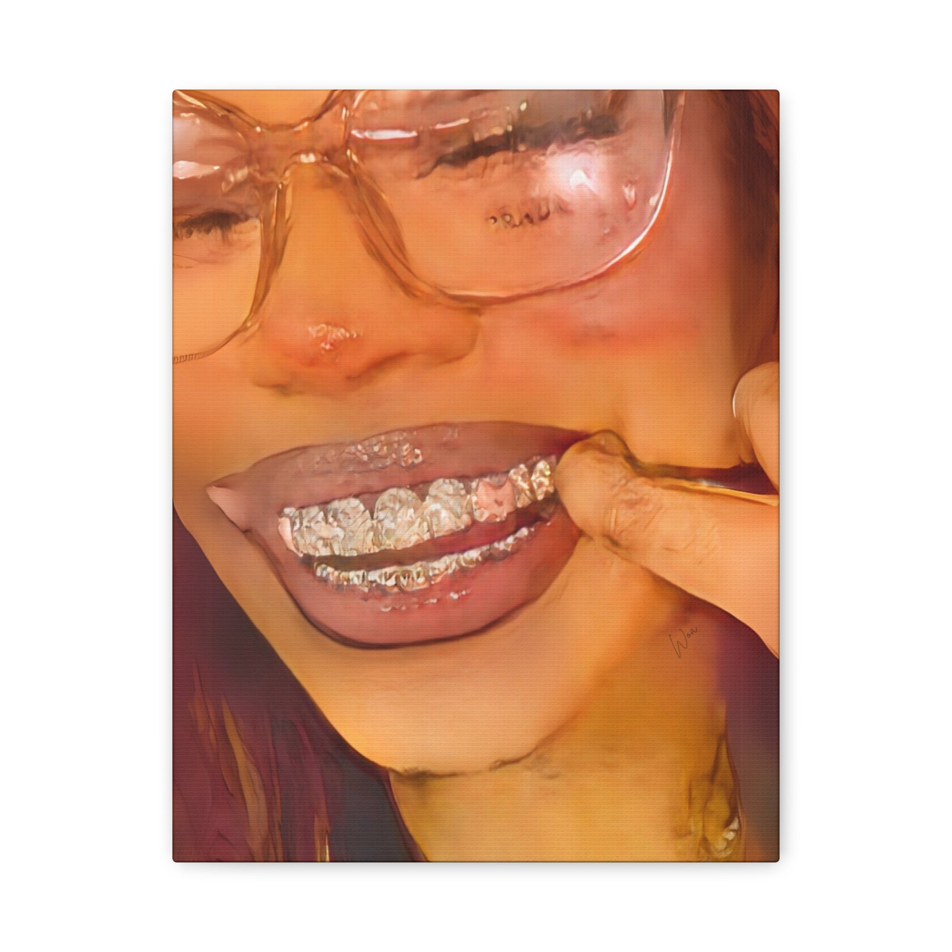 “Princess Grillz” Canvas - Work Of Art Co