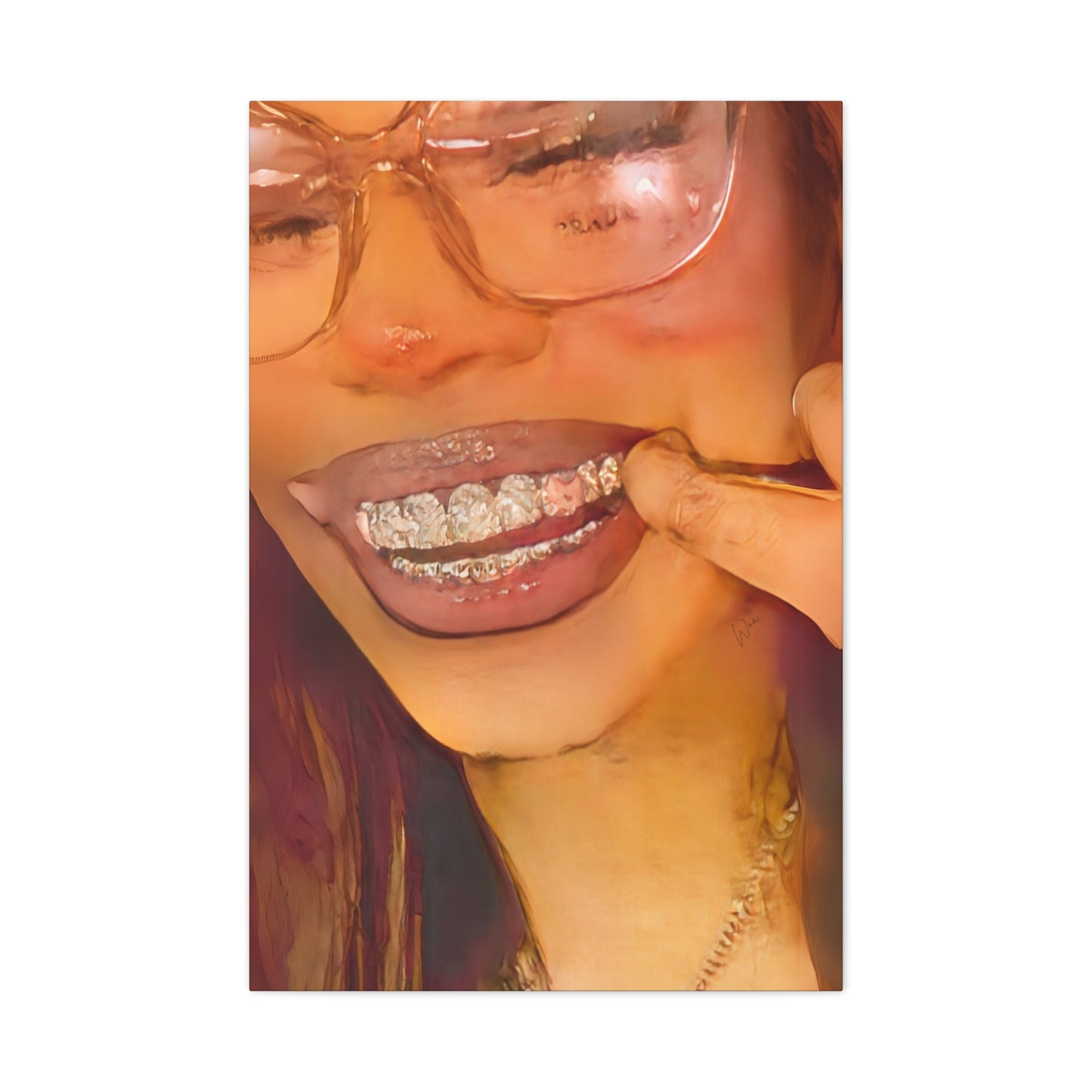 “Princess Grillz” Canvas - Work Of Art Co