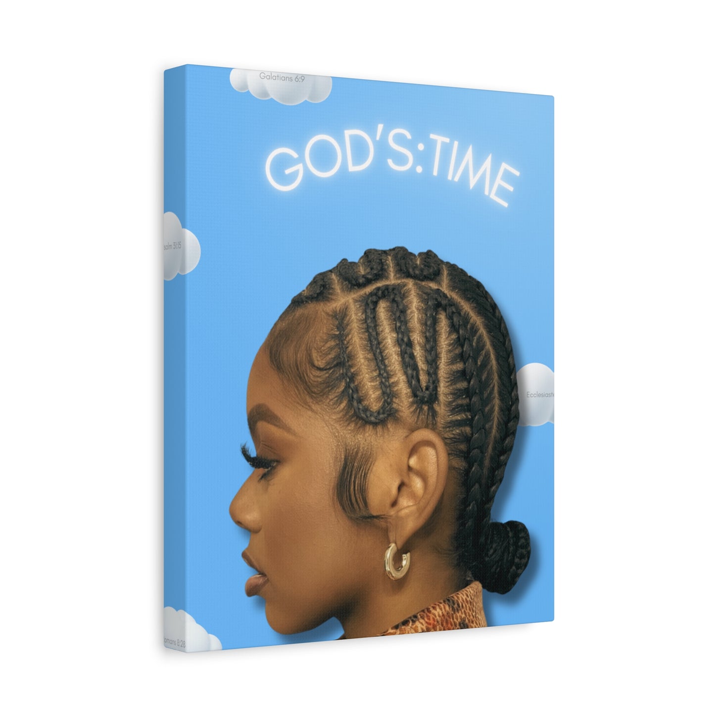 J Love “God’s Time“ Canvas - Work Of Art Co