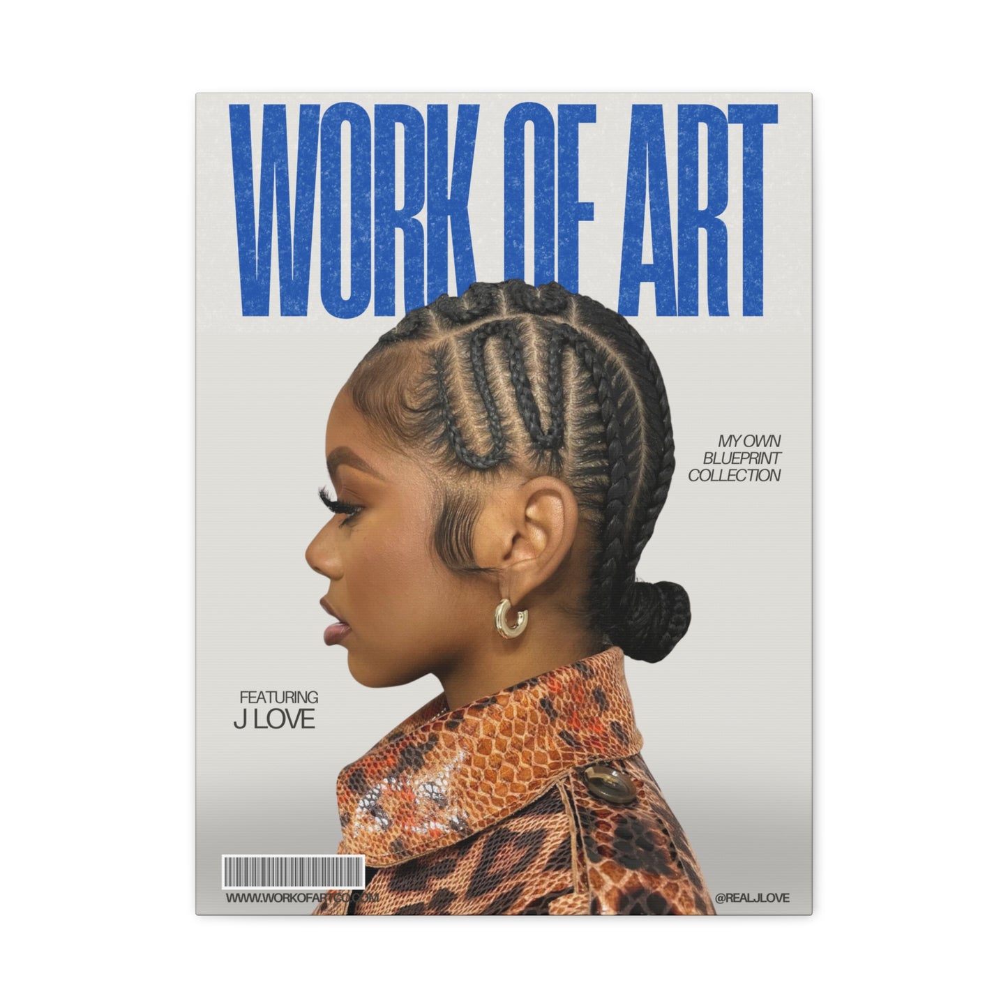 WOA Magazine Cover Custom Canvas - Work Of Art Co