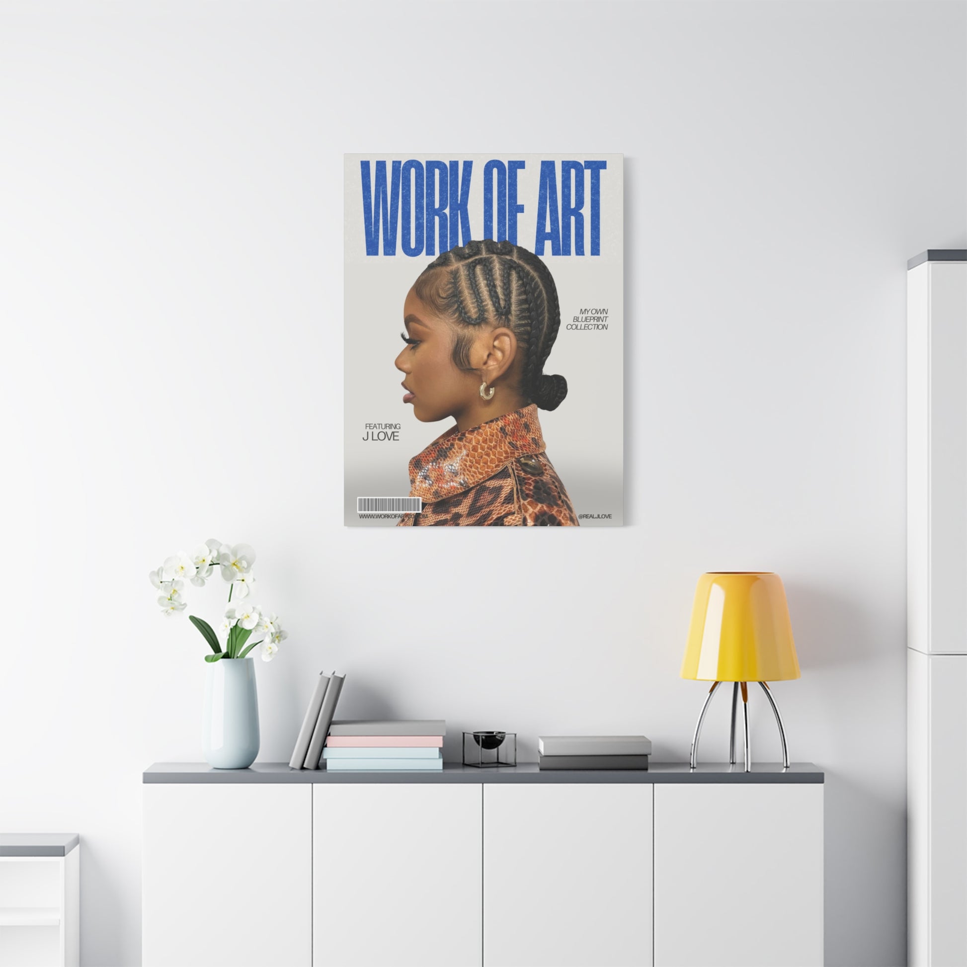 WOA Magazine Cover Custom Canvas - Work Of Art Co