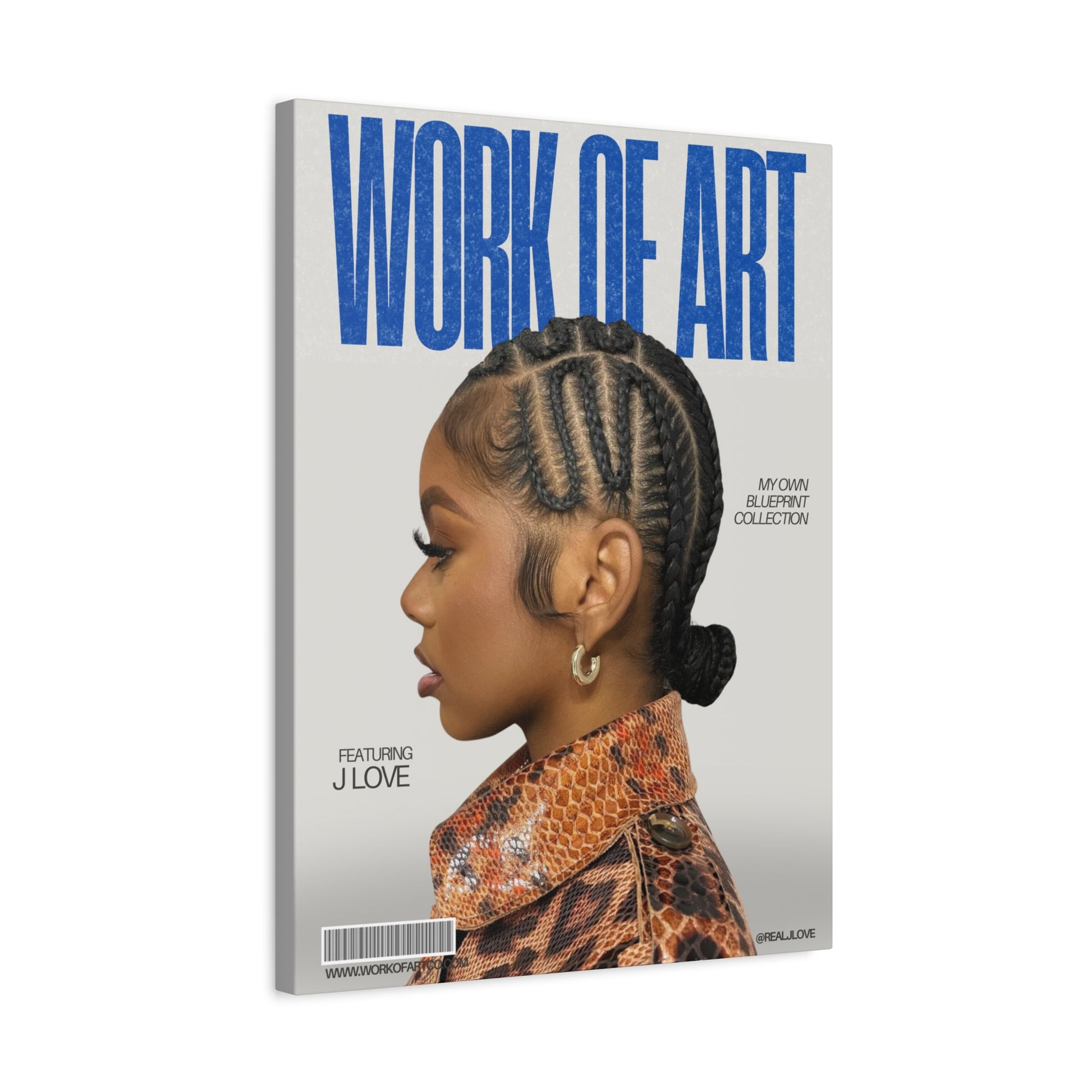 WOA Magazine Cover Custom Canvas - Work Of Art Co