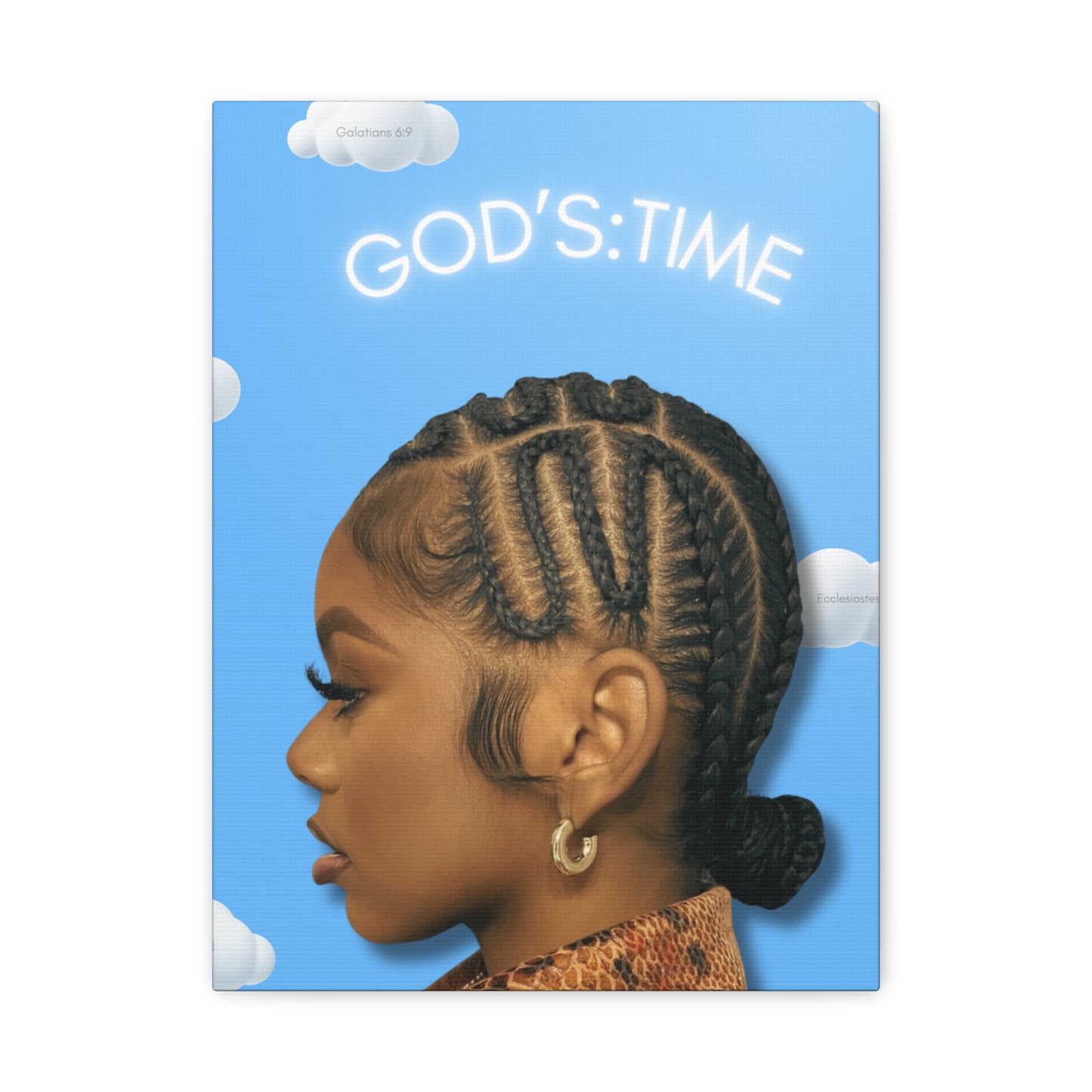 J Love “God’s Time“ Canvas - Work Of Art Co