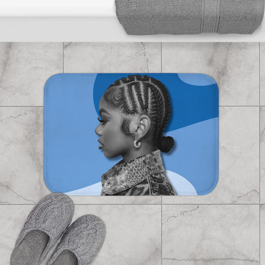 J Love “The Blues” Bath Mat - Work Of Art Co