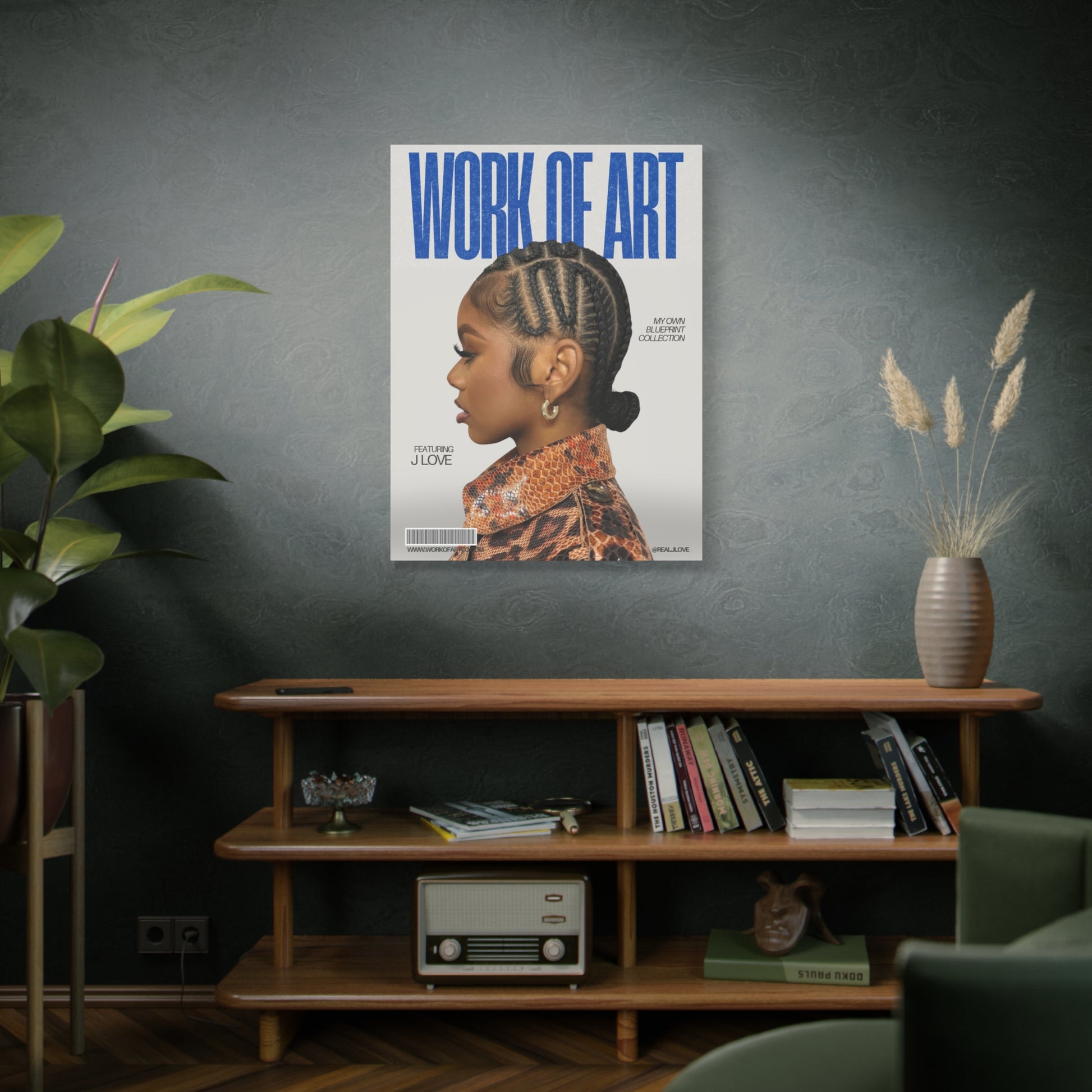 WOA Magazine Cover Custom Canvas - Work Of Art Co