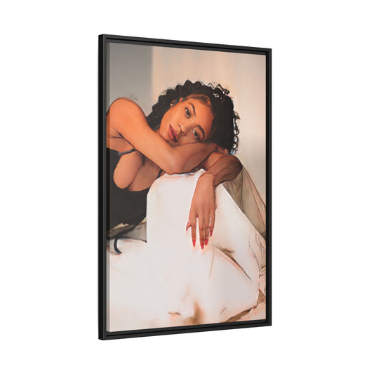 Chey “Feels ll" Framed Canvas - Work Of Art Co