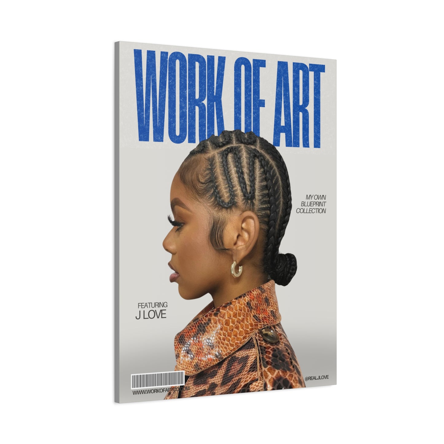 WOA Magazine Cover Custom Canvas - Work Of Art Co