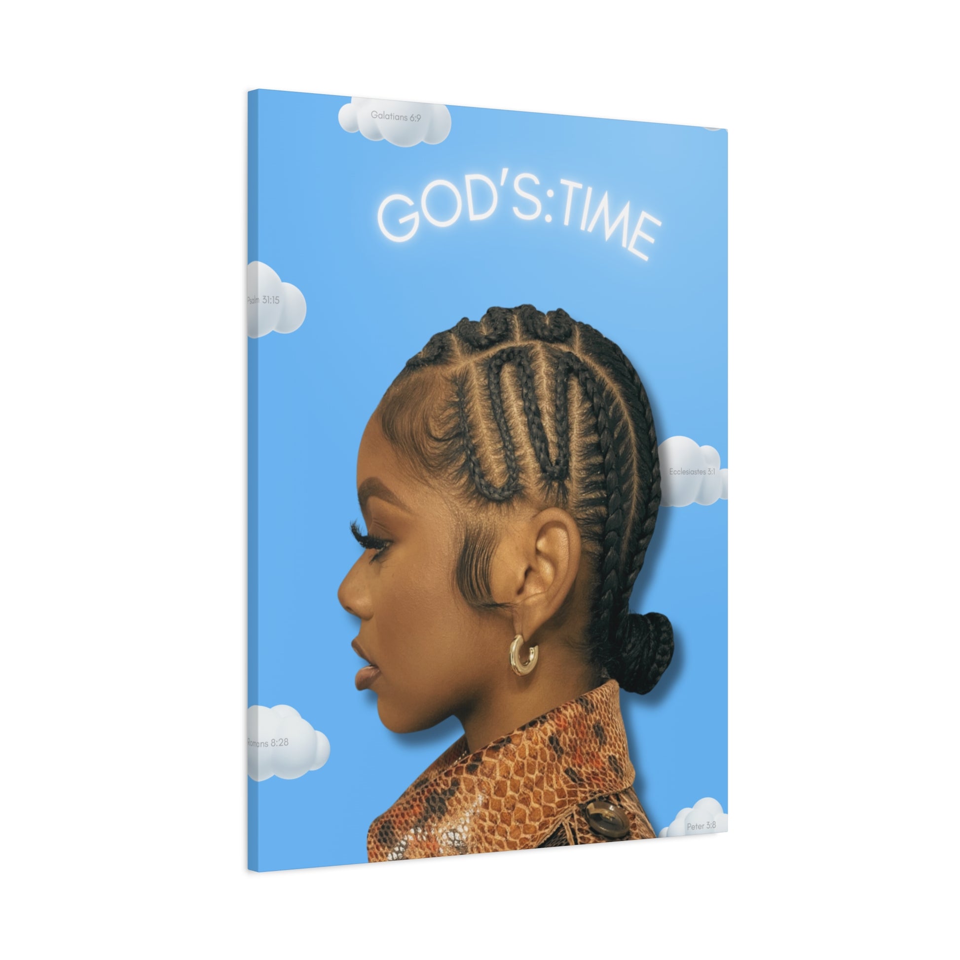 J Love “God’s Time“ Canvas - Work Of Art Co