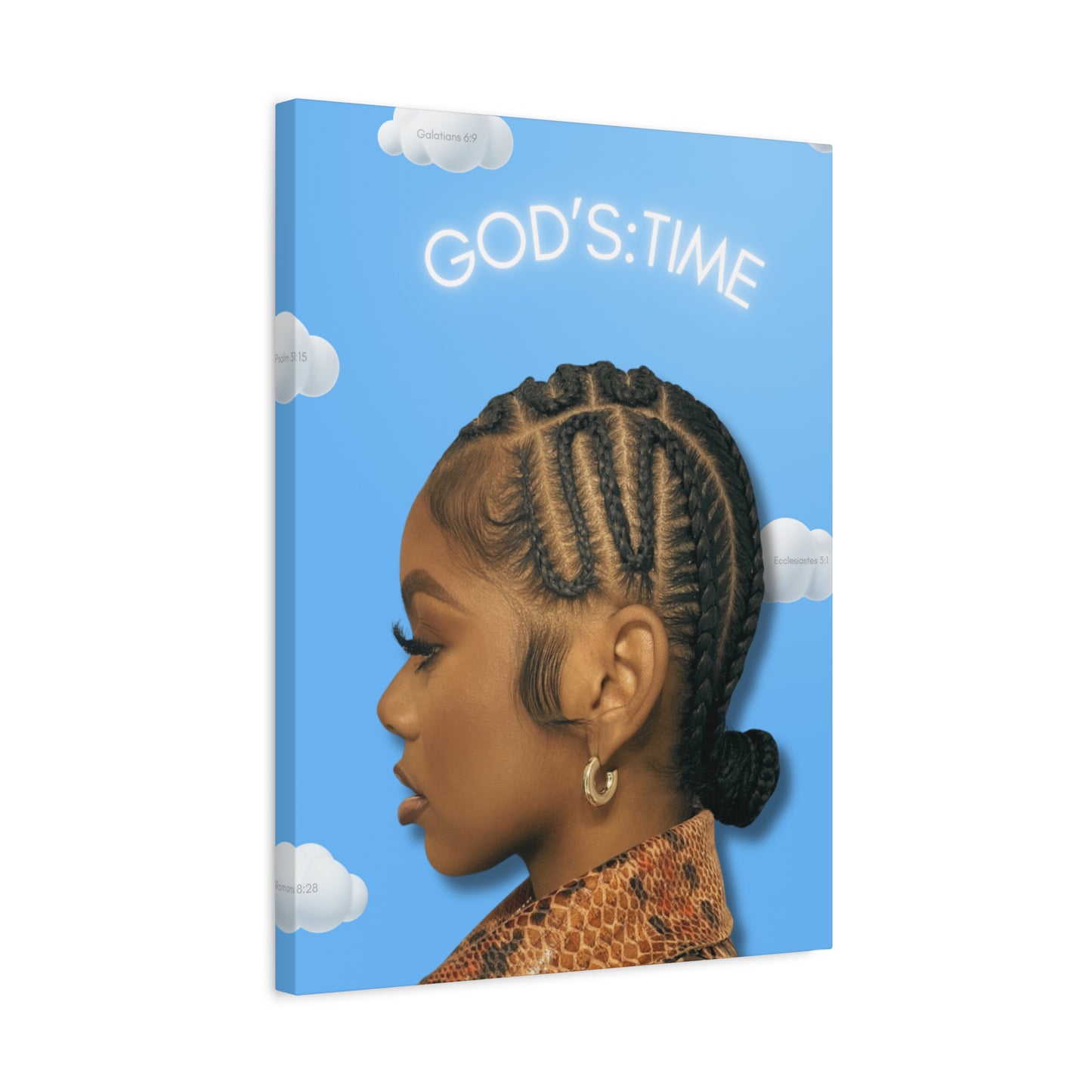 J Love “God’s Time“ Canvas - Work Of Art Co