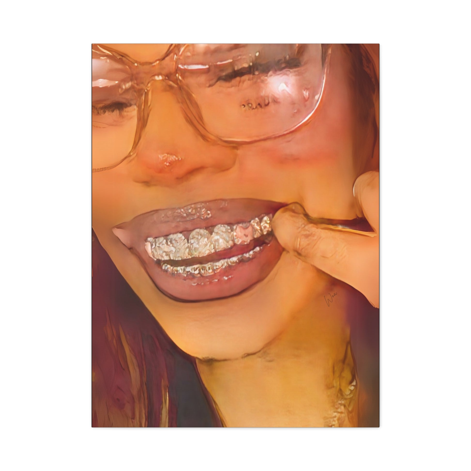 “Princess Grillz” Canvas - Work Of Art Co