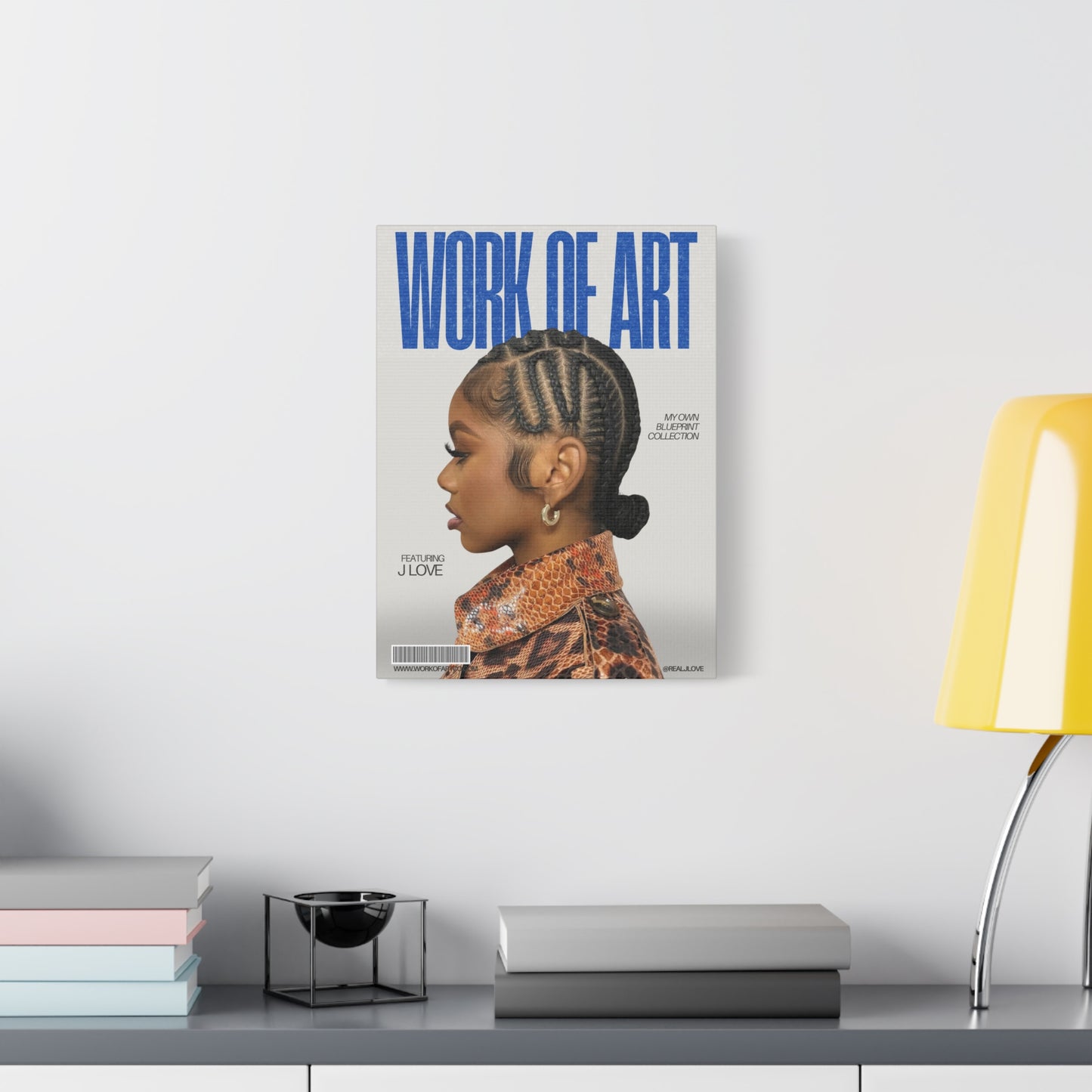 WOA Magazine Cover Custom Canvas - Work Of Art Co