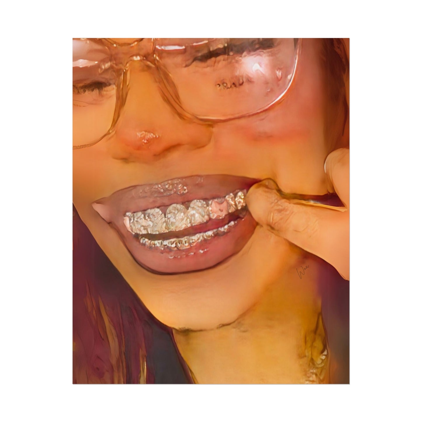 “Princess Grillz” Wall Art - Work Of Art Co