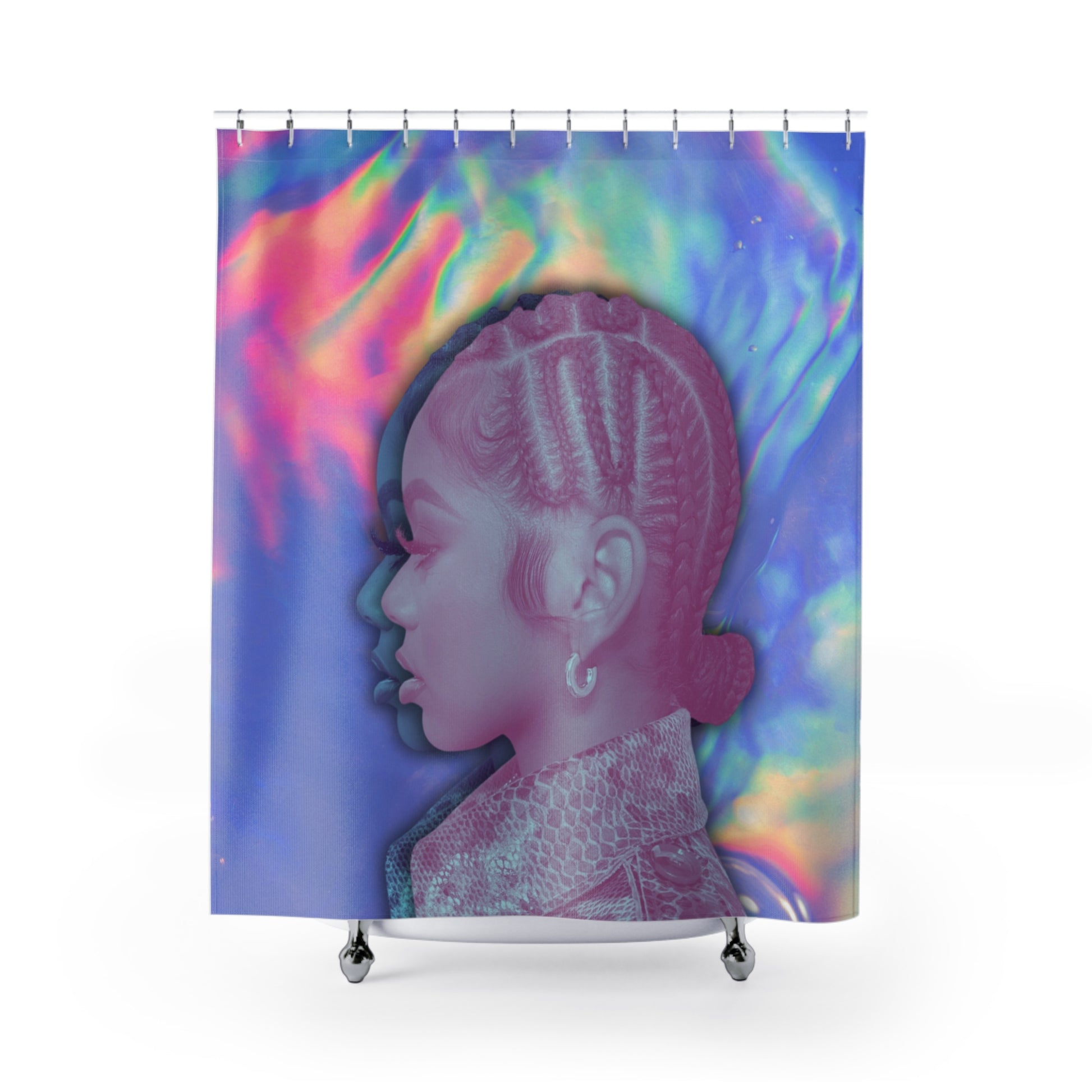 J Love “ Lumi” Shower Curtain - Work Of Art Co