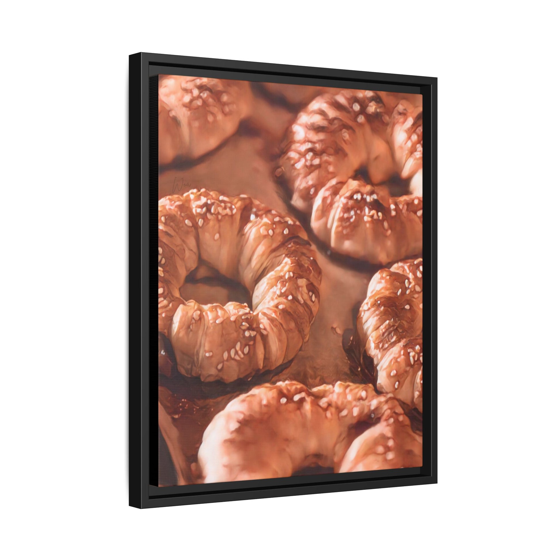 “Fresh Baked” Framed Canvas - Work Of Art Co