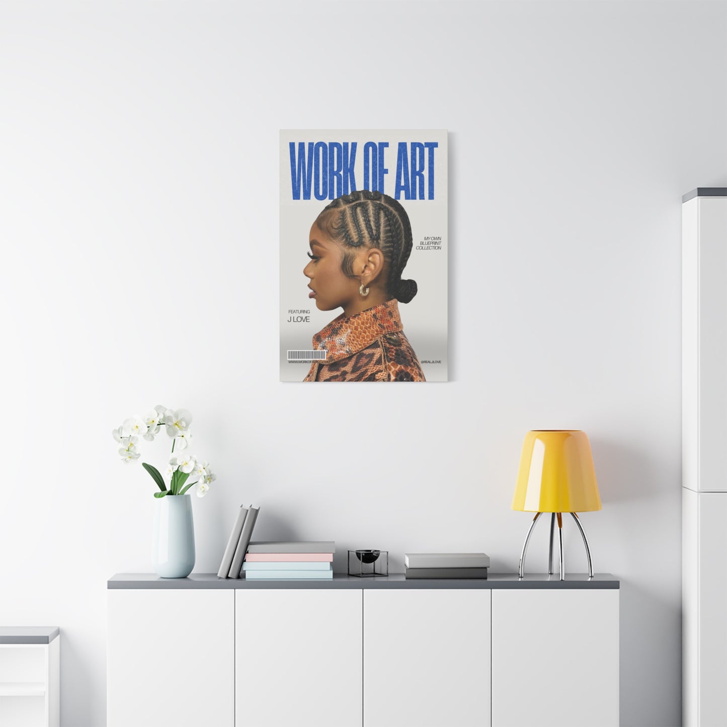 WOA Magazine Cover Custom Canvas - Work Of Art Co