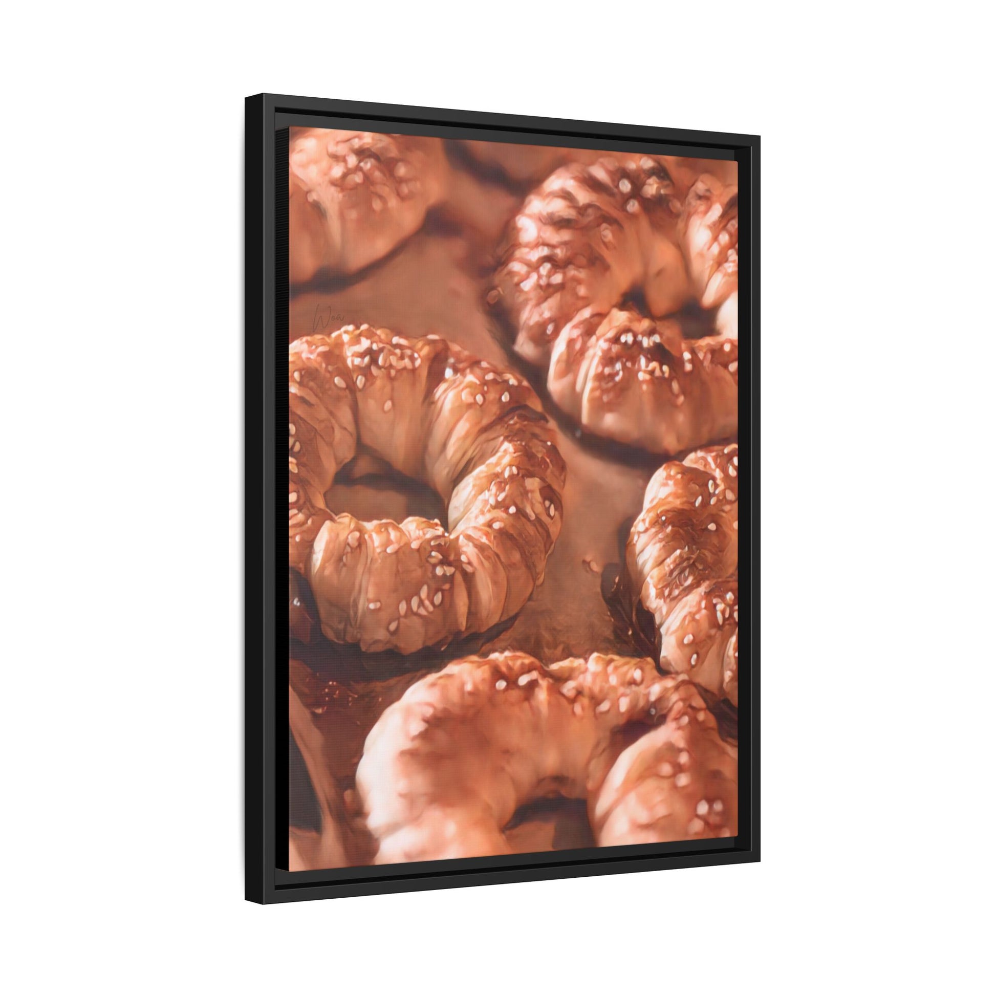 “Fresh Baked” Framed Canvas - Work Of Art Co