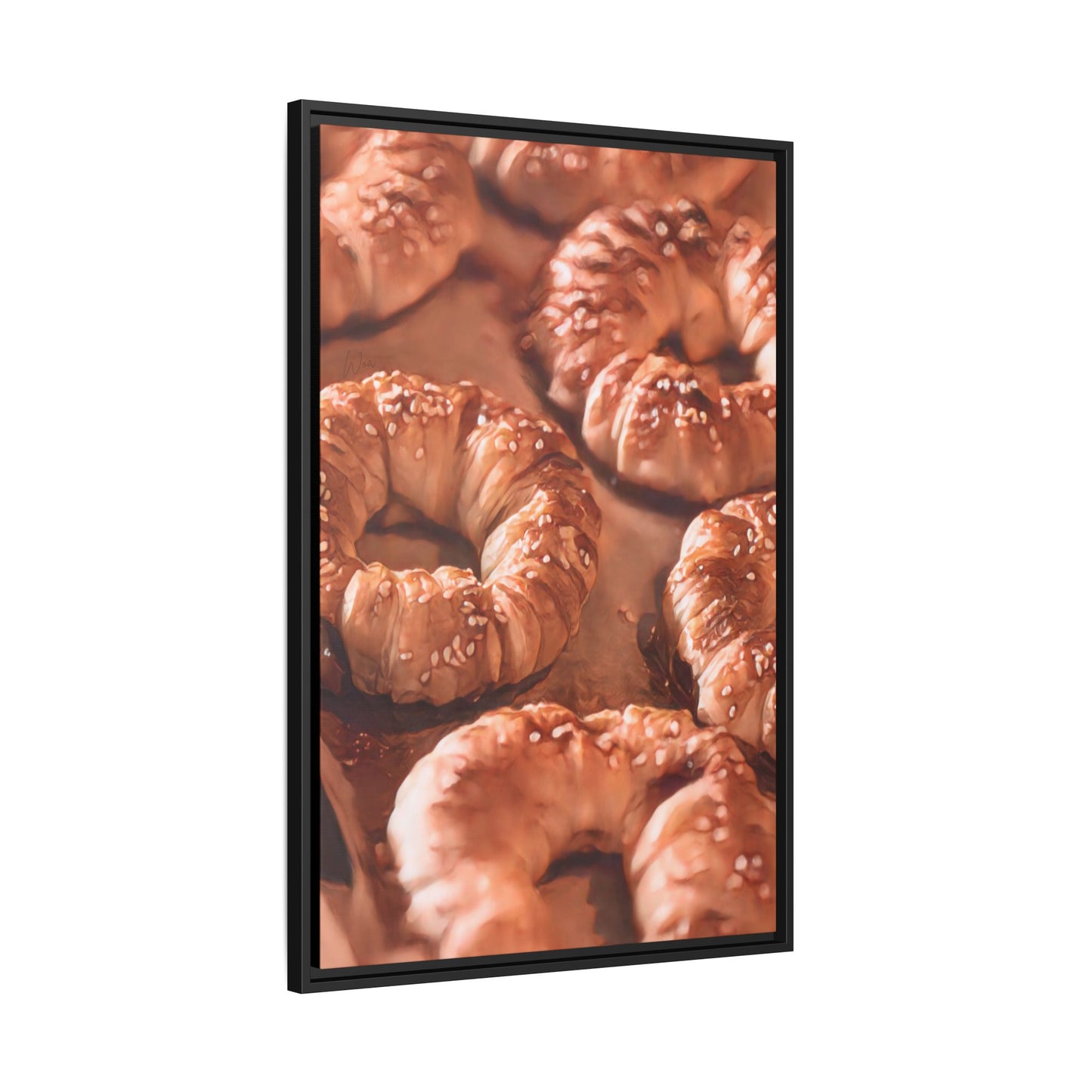 “Fresh Baked” Framed Canvas - Work Of Art Co