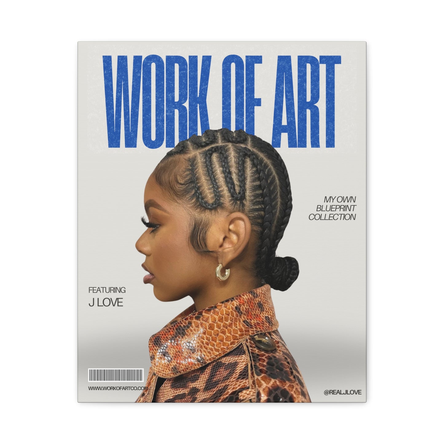 WOA Magazine Cover Custom Canvas - Work Of Art Co